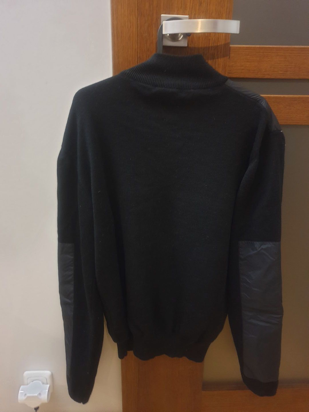 Prada Prada Black Wool Nylon Sweater Red Tab Logo Size US XL / EU 56 / 4 - 5 Thumbnail