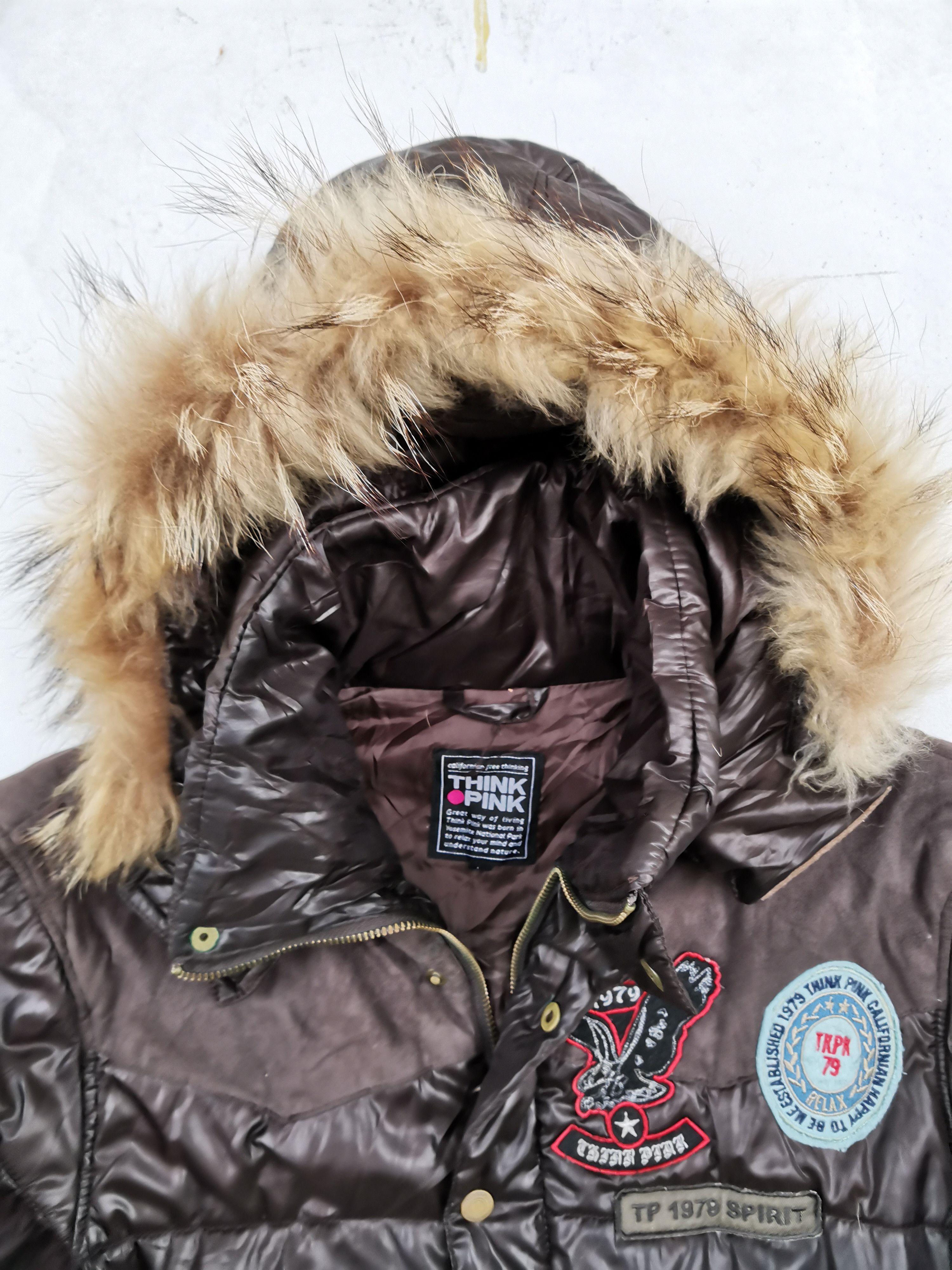 Other Rare Think Pink 1979 Spirit Hoodie Winter Coat Jacket Size US L / EU 52-54 / 3 - 5 Thumbnail
