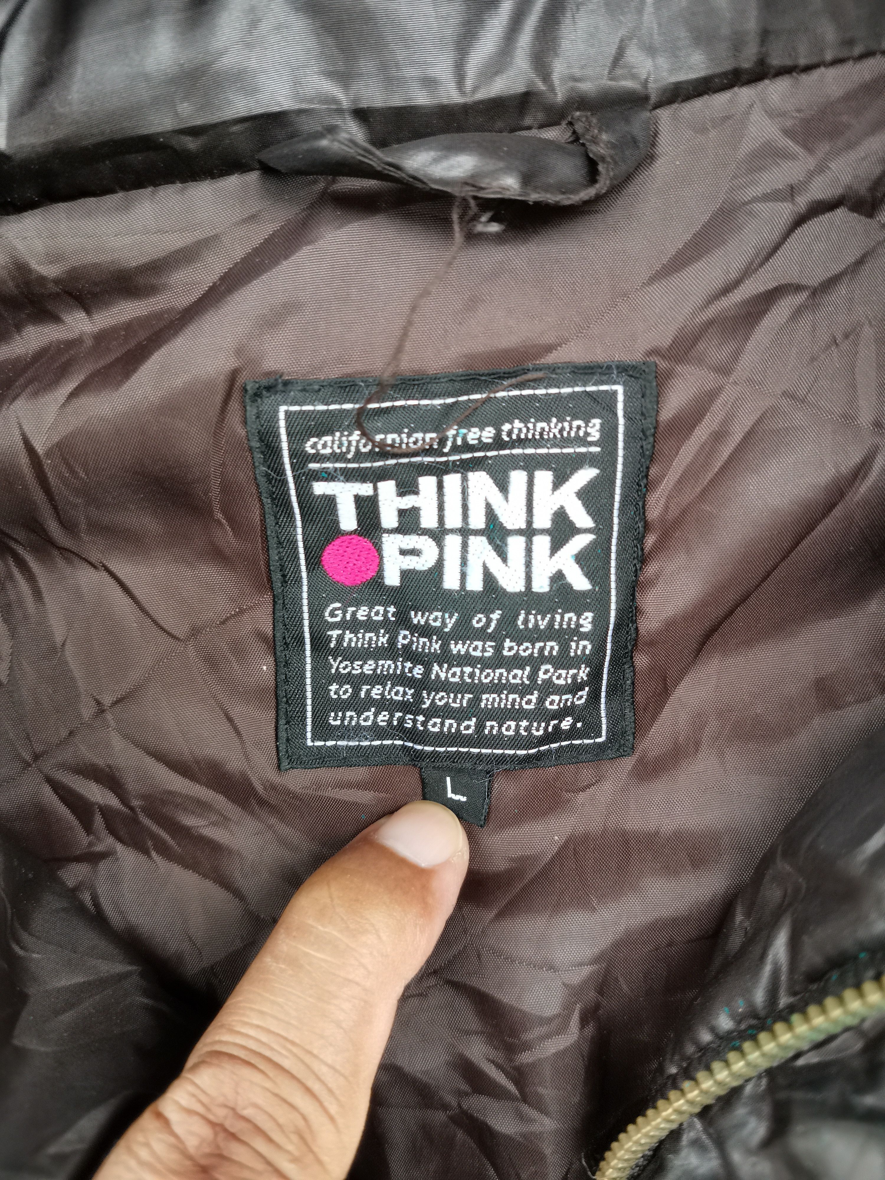 Other Rare Think Pink 1979 Spirit Hoodie Winter Coat Jacket Size US L / EU 52-54 / 3 - 6 Thumbnail