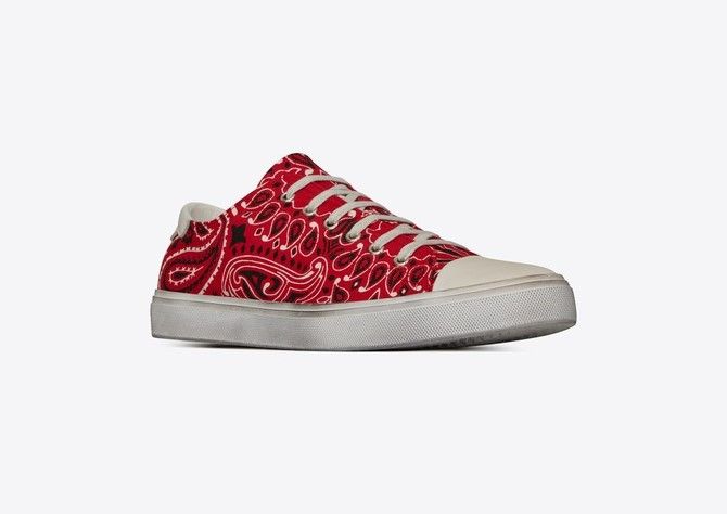 Saint Laurent Paris Saint Laurent Bandana Low Top Sneakers Grailed