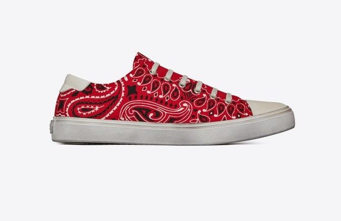 Saint Laurent Paris Saint Laurent Bandana Low Top Sneakers Grailed