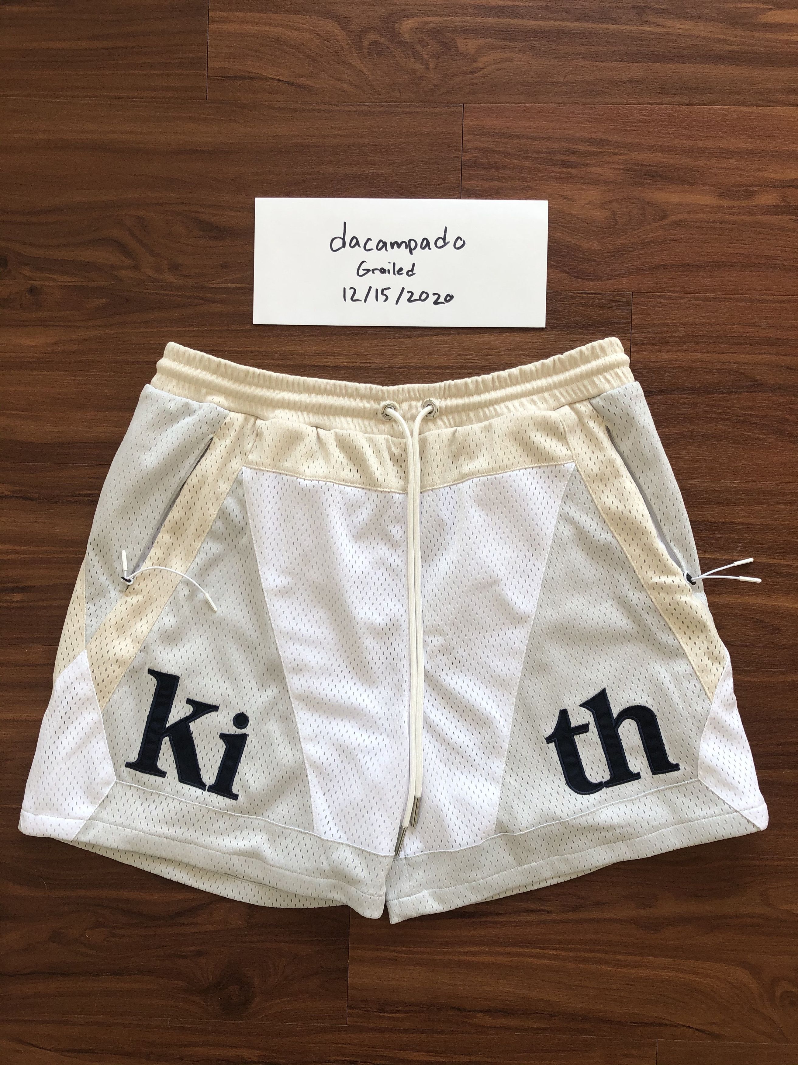 Kith Turbo Mesh Short - White Pepper | Grailed