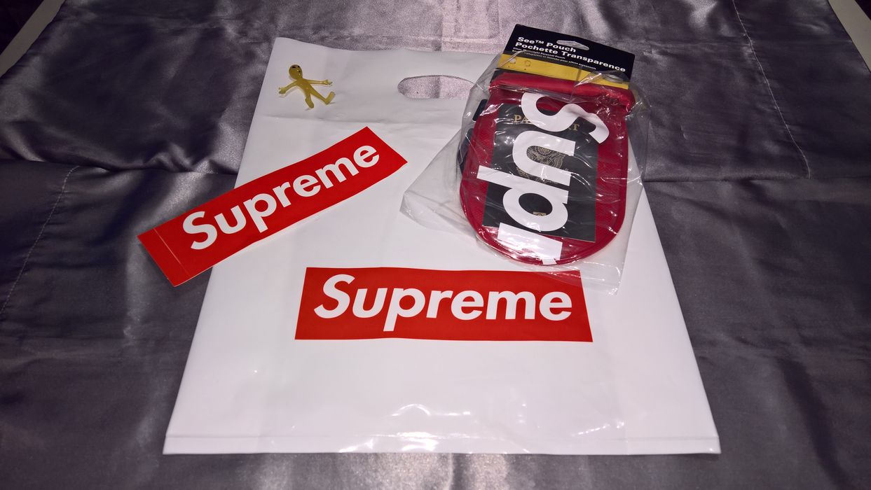 Supreme SUPREME SealLine See Pouch Large Red SS18 BNIB | Grailed