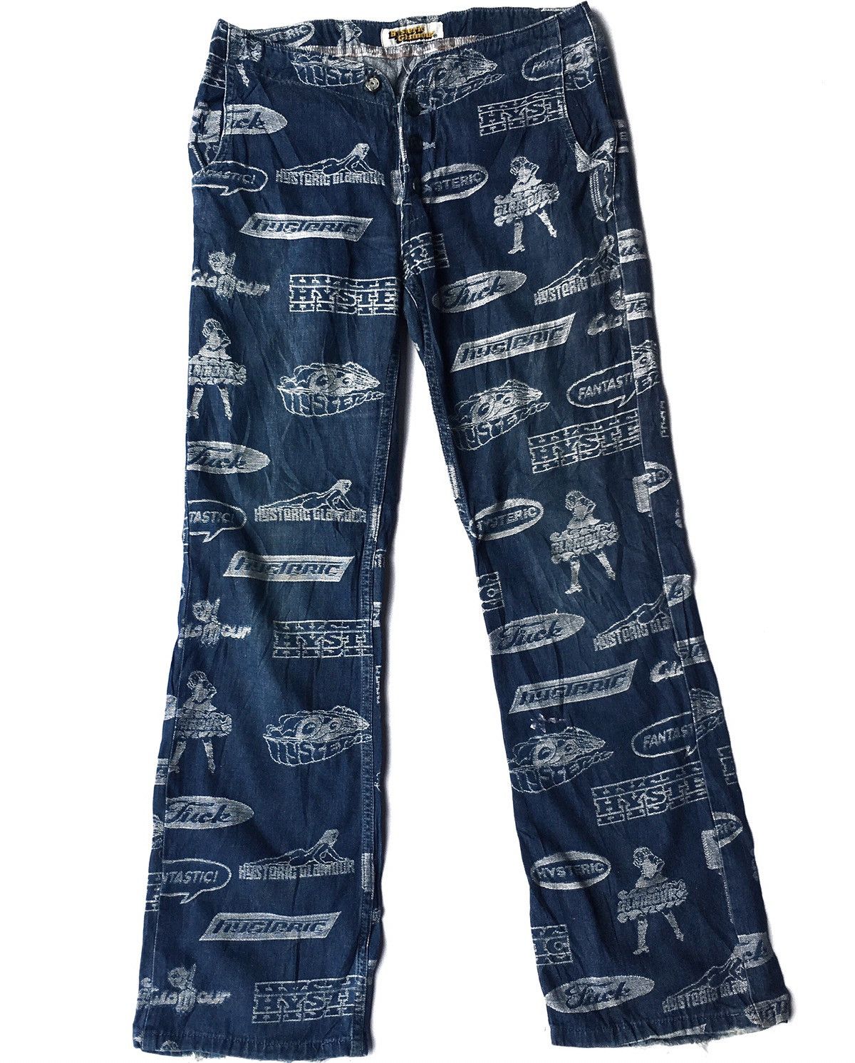 ‼️LAST DROP ‼️vintage longpants hysteric glamour full print