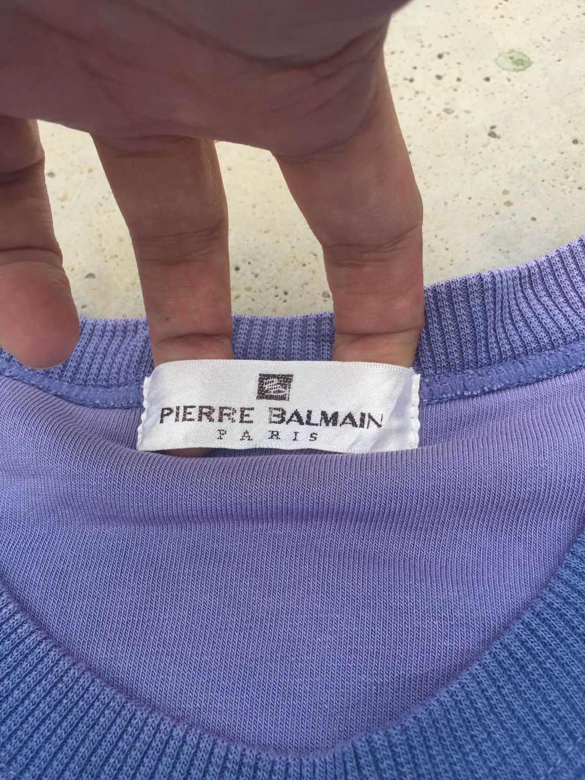 Balmain × Pierre Balmain × Vintage Vintage Pierre Balmain Paris Sweatshirt Size US L / EU 52-54 / 3 - 3 Thumbnail