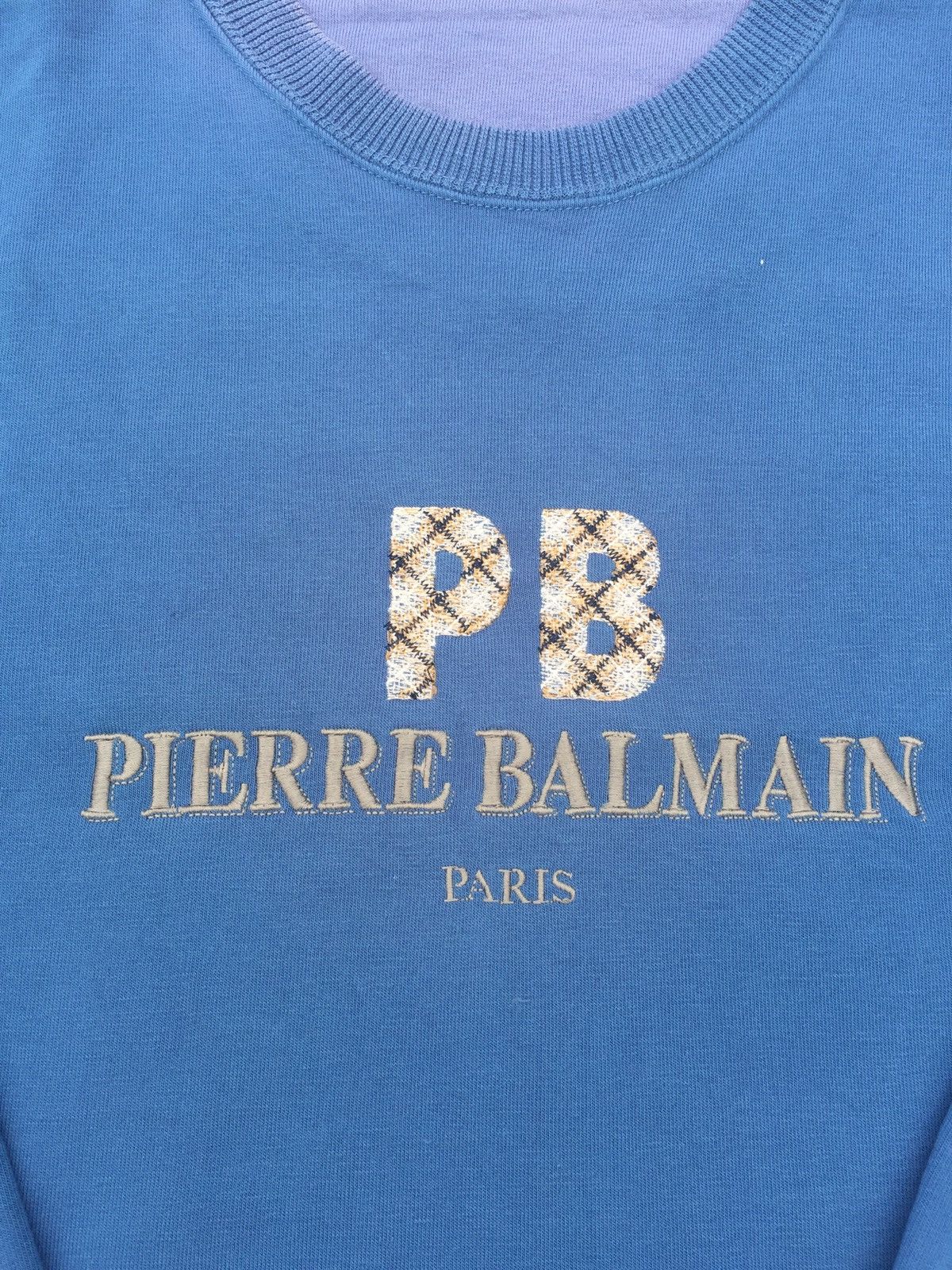 Balmain × Pierre Balmain × Vintage Vintage Pierre Balmain Paris Sweatshirt Size US L / EU 52-54 / 3 - 2 Thumbnail