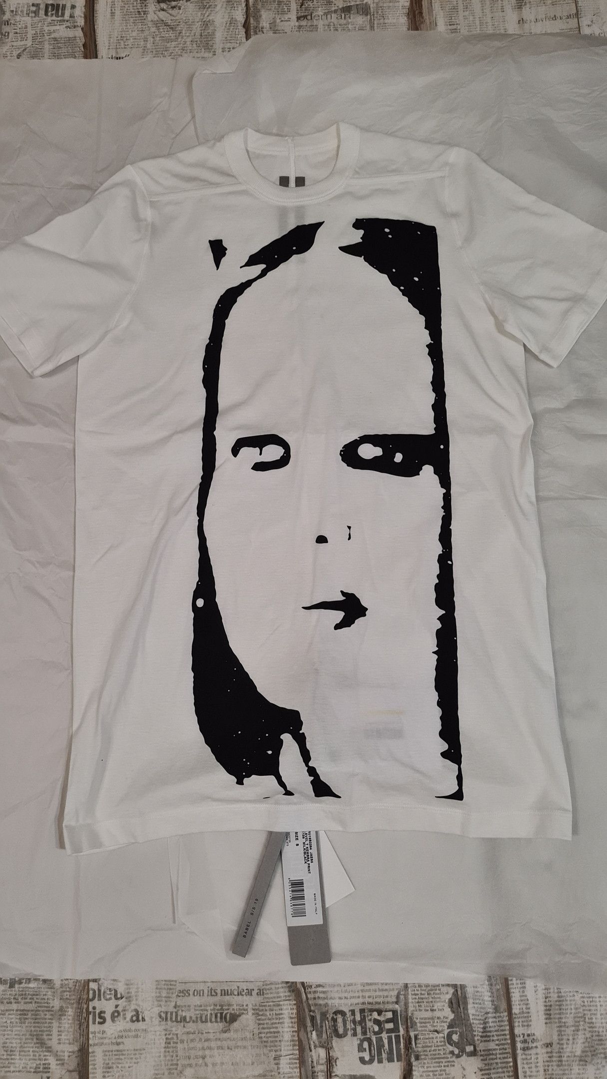 Rick Owens × Rick Owens Drkshdw Level T Kembra Face Print