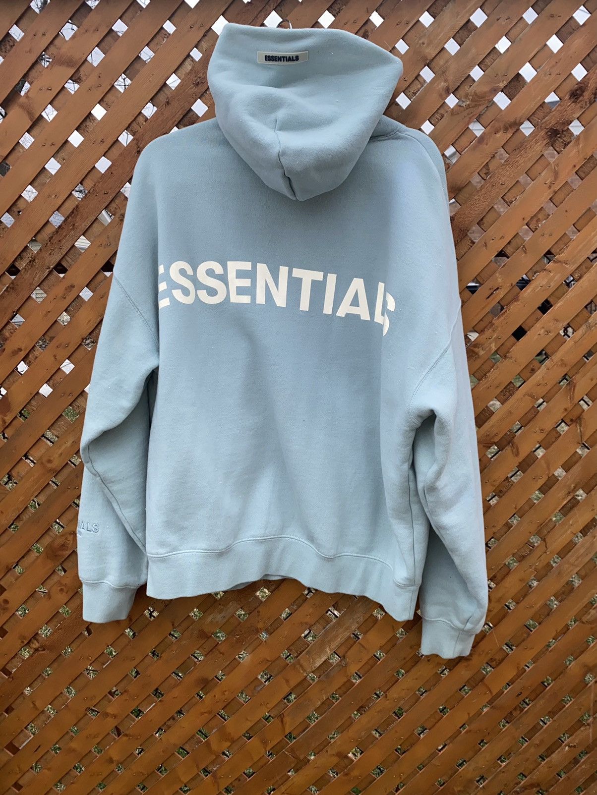 Fear top of god essentials 3M reflective hoodie