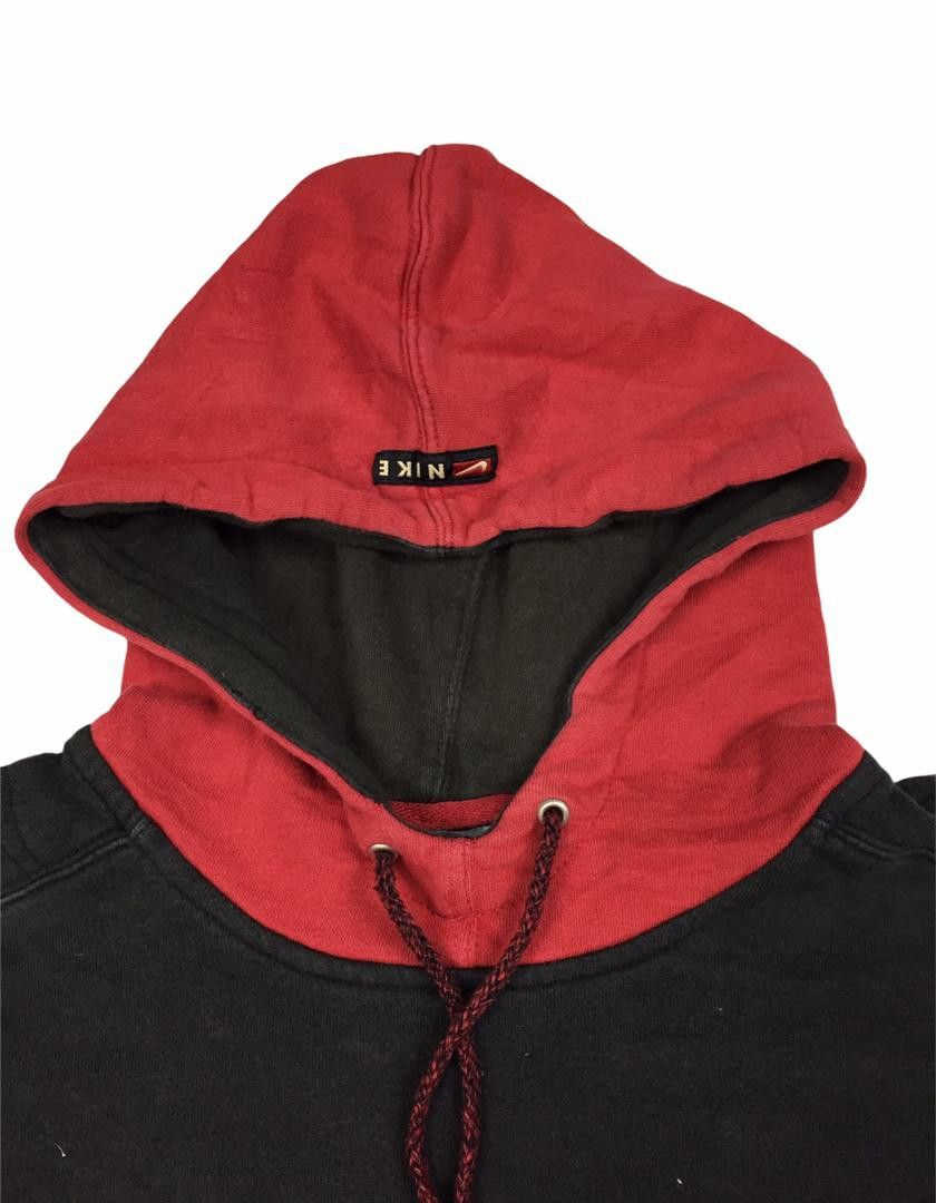 Nike Vintage Nike Swoosh Big Logo Ringer Cropped Hoodie Size US M / EU 48-50 / 2 - 5 Thumbnail