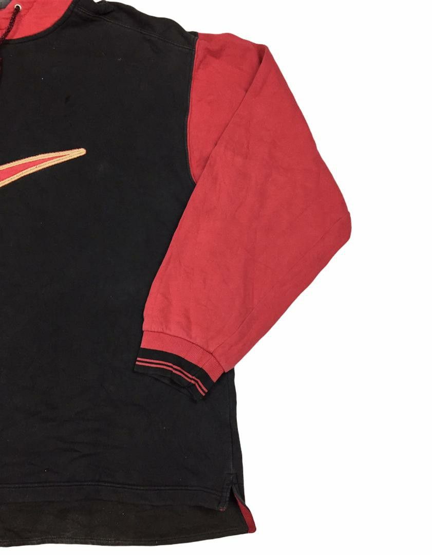 Nike Vintage Nike Swoosh Big Logo Ringer Cropped Hoodie Size US M / EU 48-50 / 2 - 3 Thumbnail