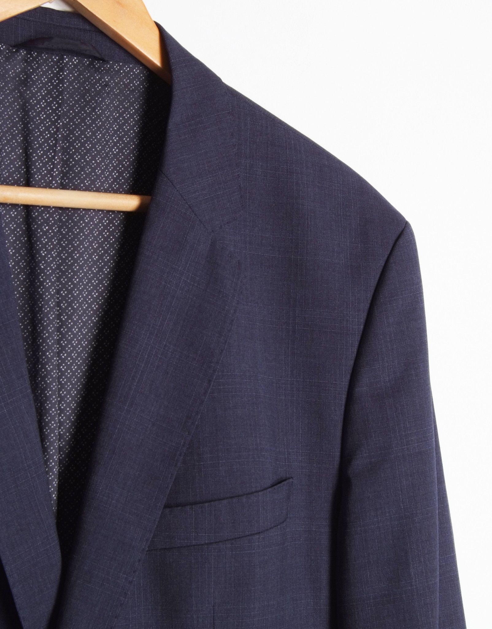 Hugo Boss Hugo Boss x Reda Navy Pure Wool Blazer Jacket Size 42R - 5 Thumbnail