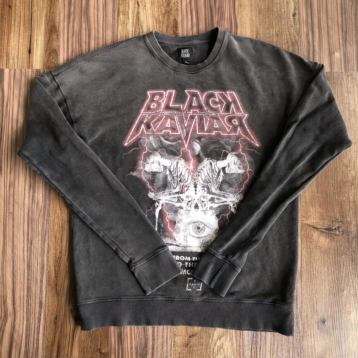 Japanese Brand Black Kaviar SweatShirt Size US L / EU 52-54 / 3 - 6 Thumbnail