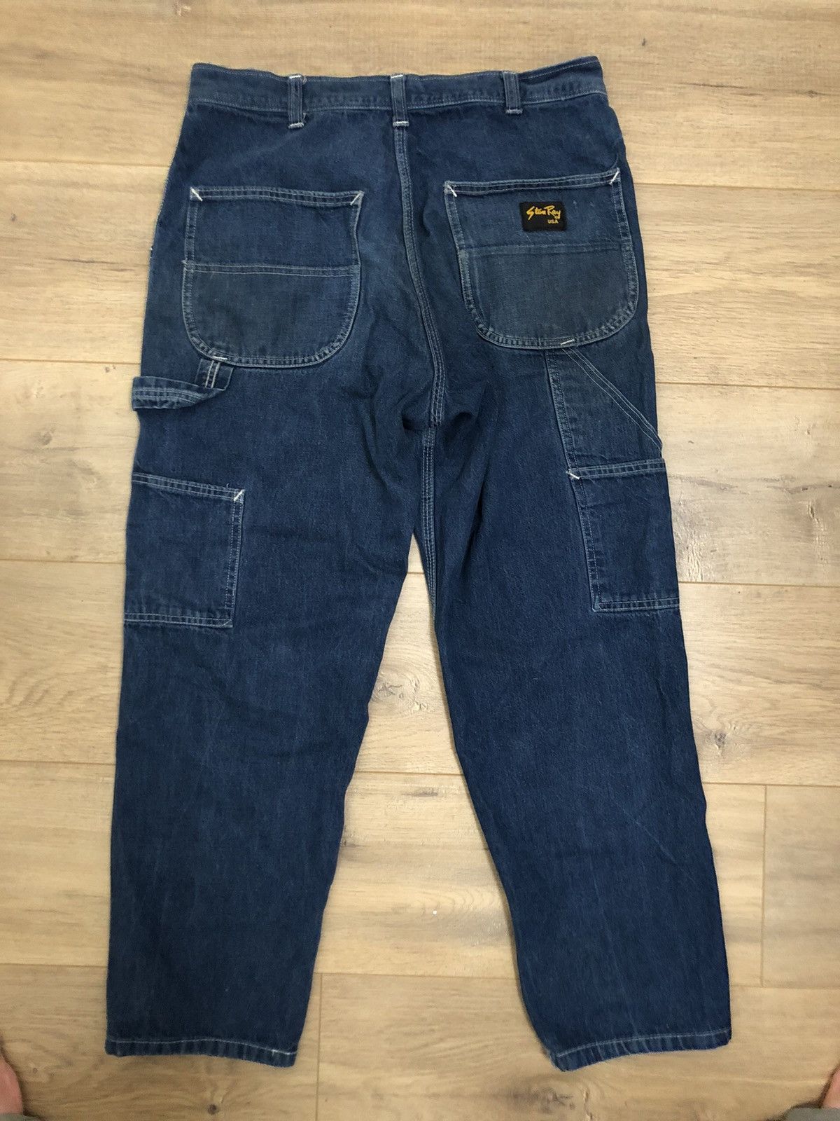 Stan Ray Stan Ray OG Indigo Denim Carpenter 32 Cropped Size US 32 / EU 48 - 3 Thumbnail
