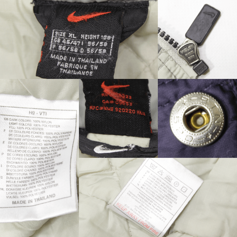 Nike 90S Embroidered Big Logo Swoosh Warm Jacket Size US XL / EU 56 / 4 - 13 Thumbnail