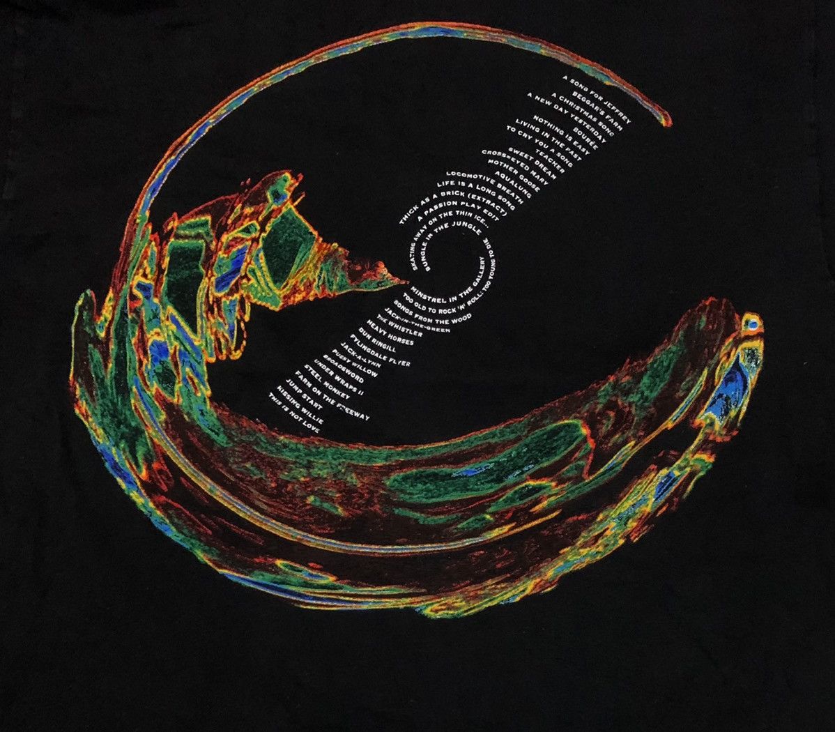 Band Tees Rare Design Vintage Rock Band Jethro Tull T-shirt 1990s Size US L / EU 52-54 / 3 - 4 Thumbnail