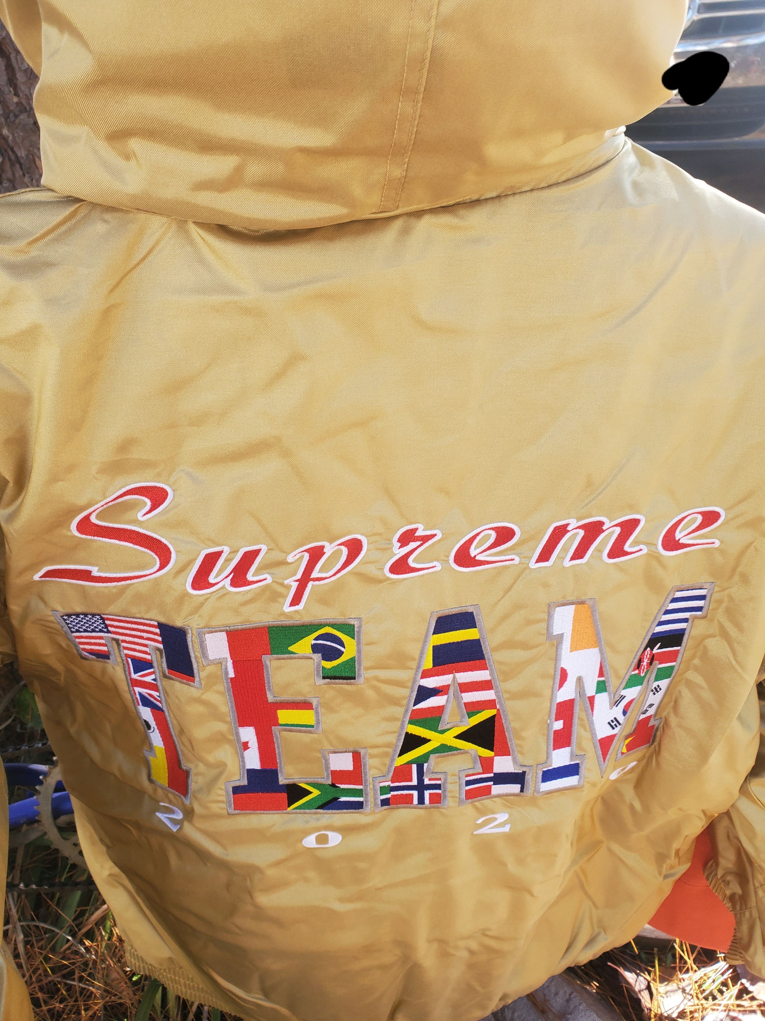 Supreme supreme puffy team jacket 2020 Grailed