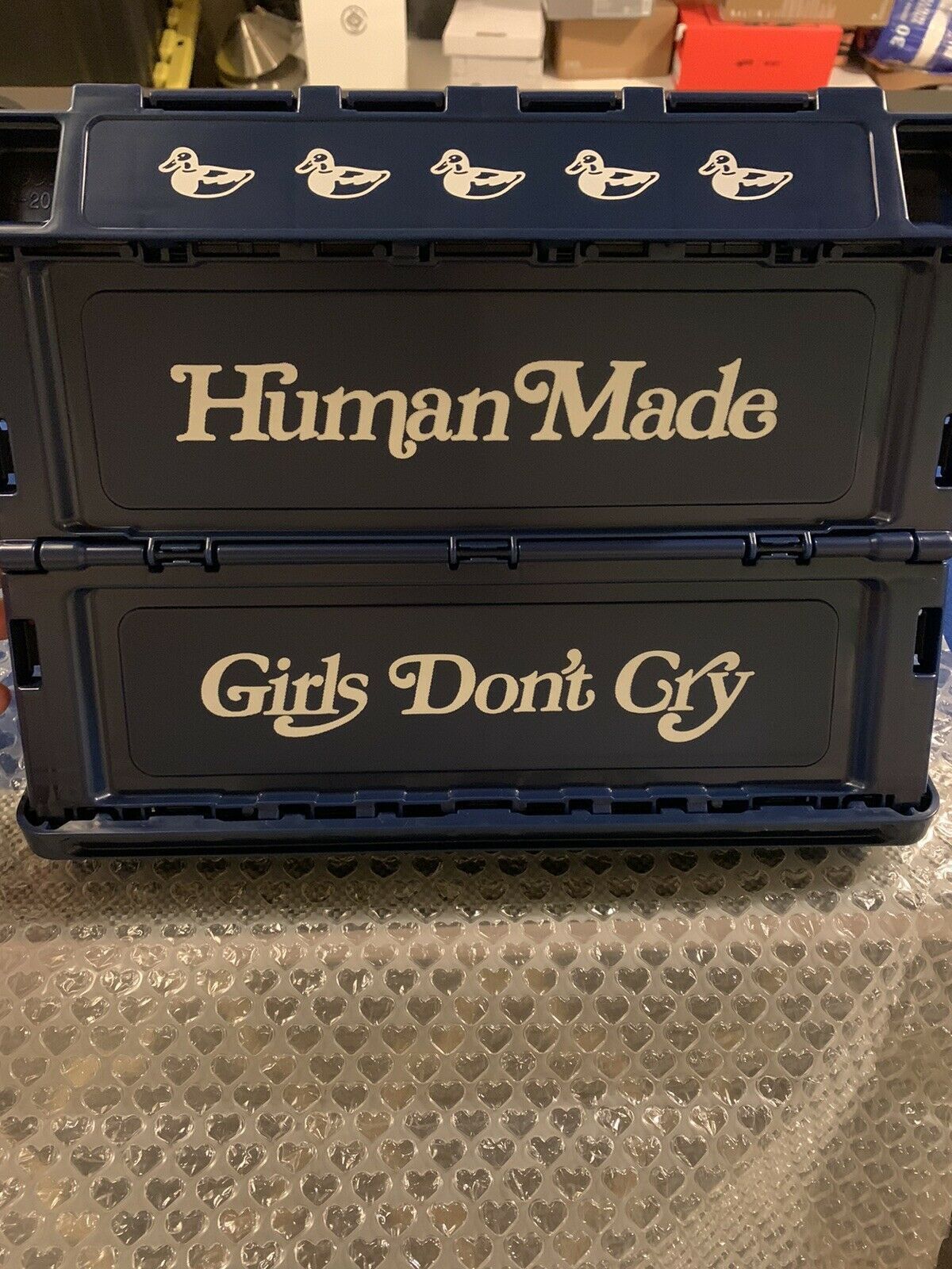 Human Made HUMAN MADE CONTAINER 20L Storage Blue Girls Don't Cry