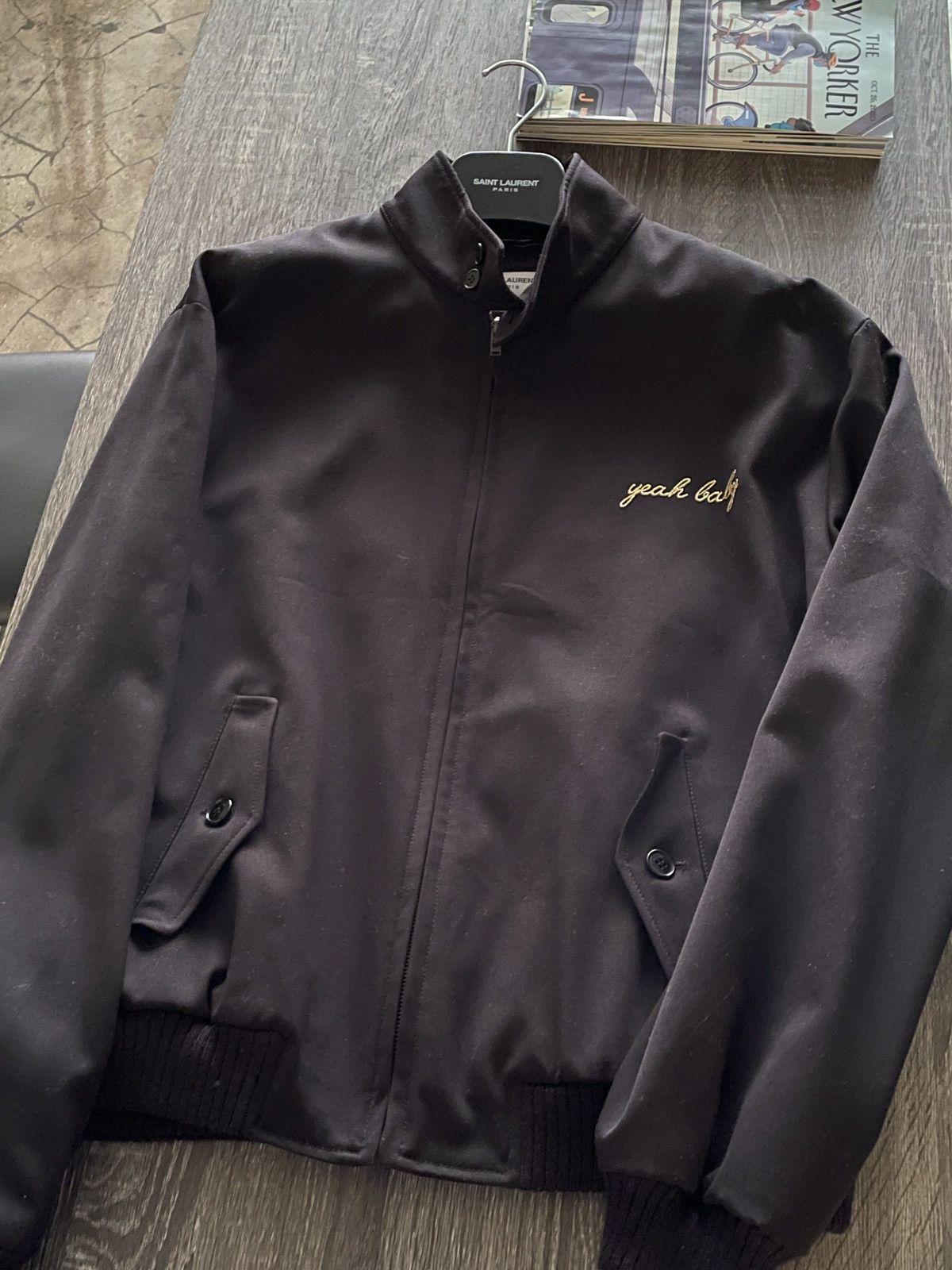 Saint laurent yeah baby jacket store