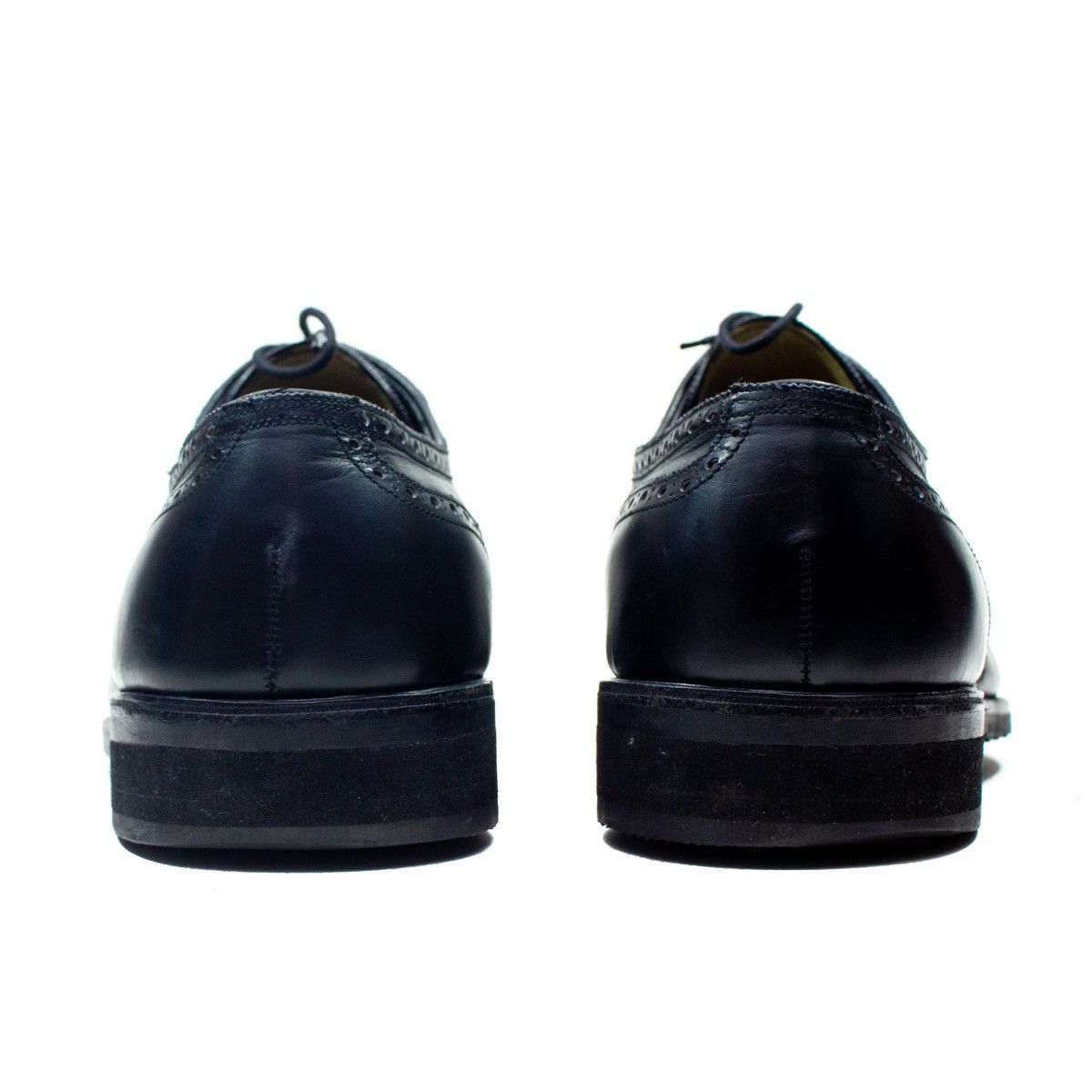 George Cleverley 869$ George Cleverley Cap Toe Wingtip Oxford Black Leather Size US 11 / EU 44 - 7 Thumbnail