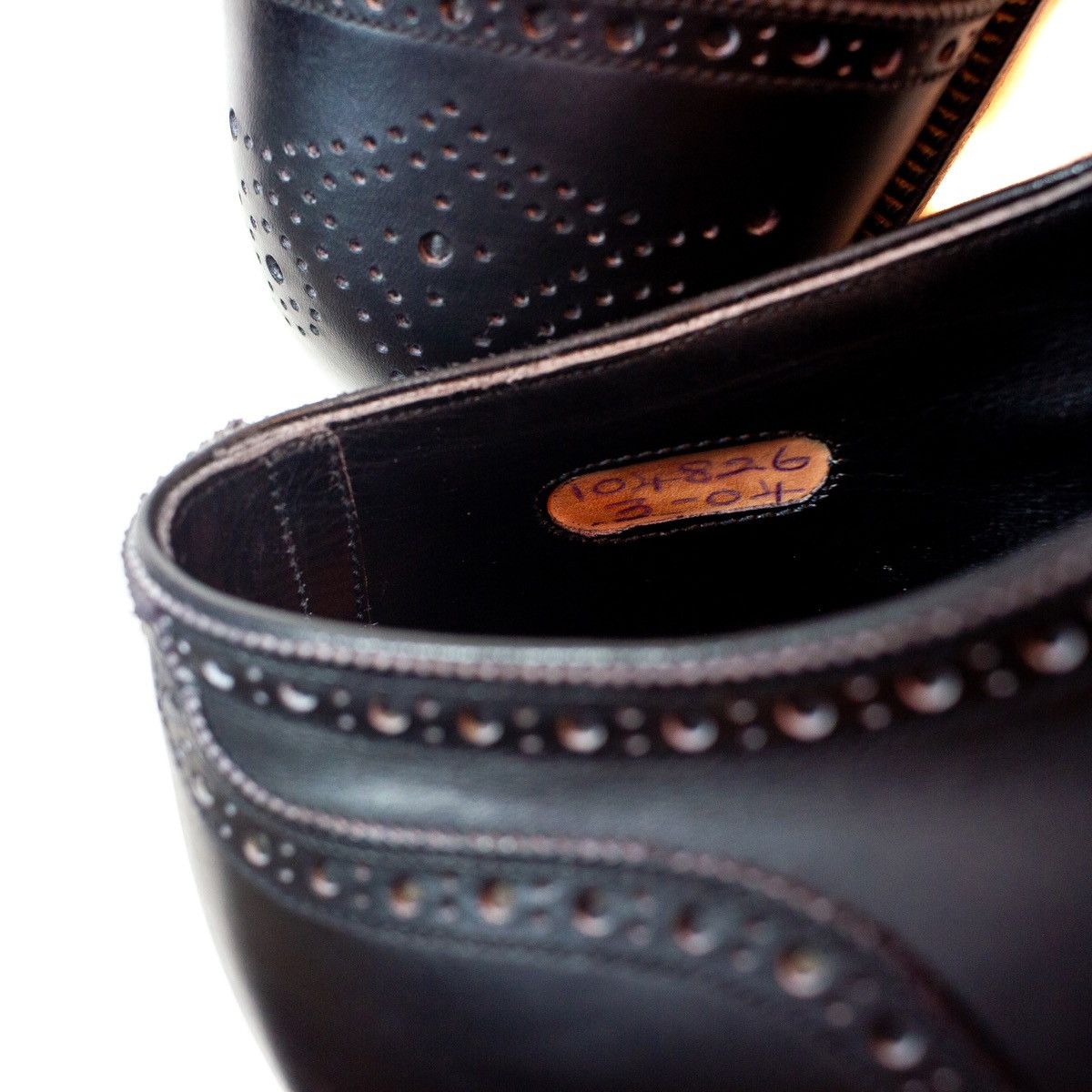 George Cleverley 869$ George Cleverley Cap Toe Wingtip Oxford Black Leather Size US 11 / EU 44 - 8 Thumbnail