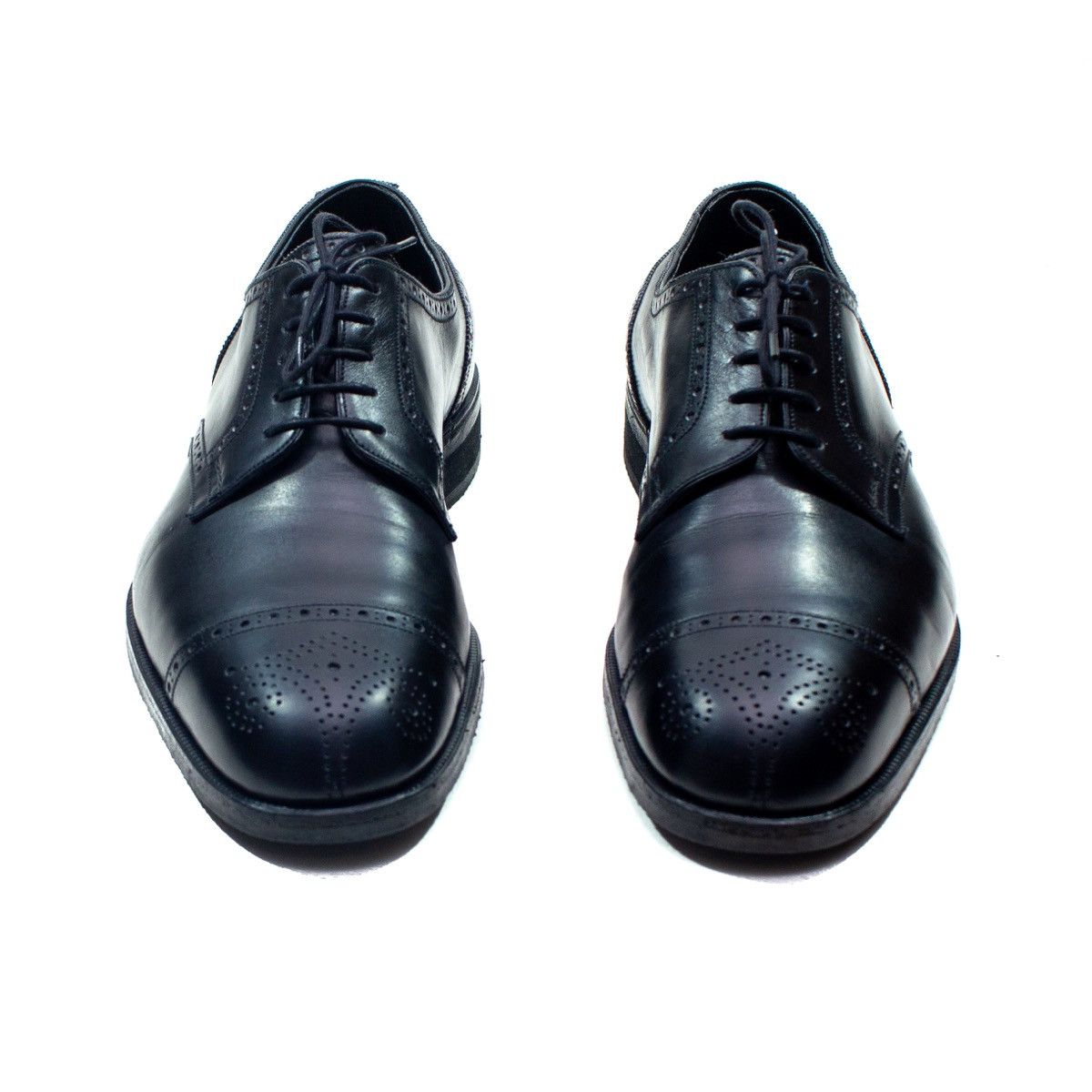 George Cleverley 869$ George Cleverley Cap Toe Wingtip Oxford Black Leather Size US 11 / EU 44 - 6 Thumbnail