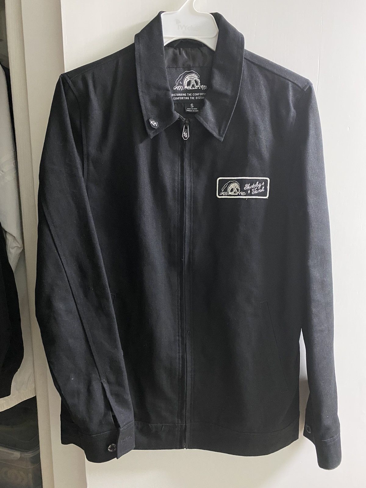 Streetwear Disturbed black heavy blazer jacket | Grailed