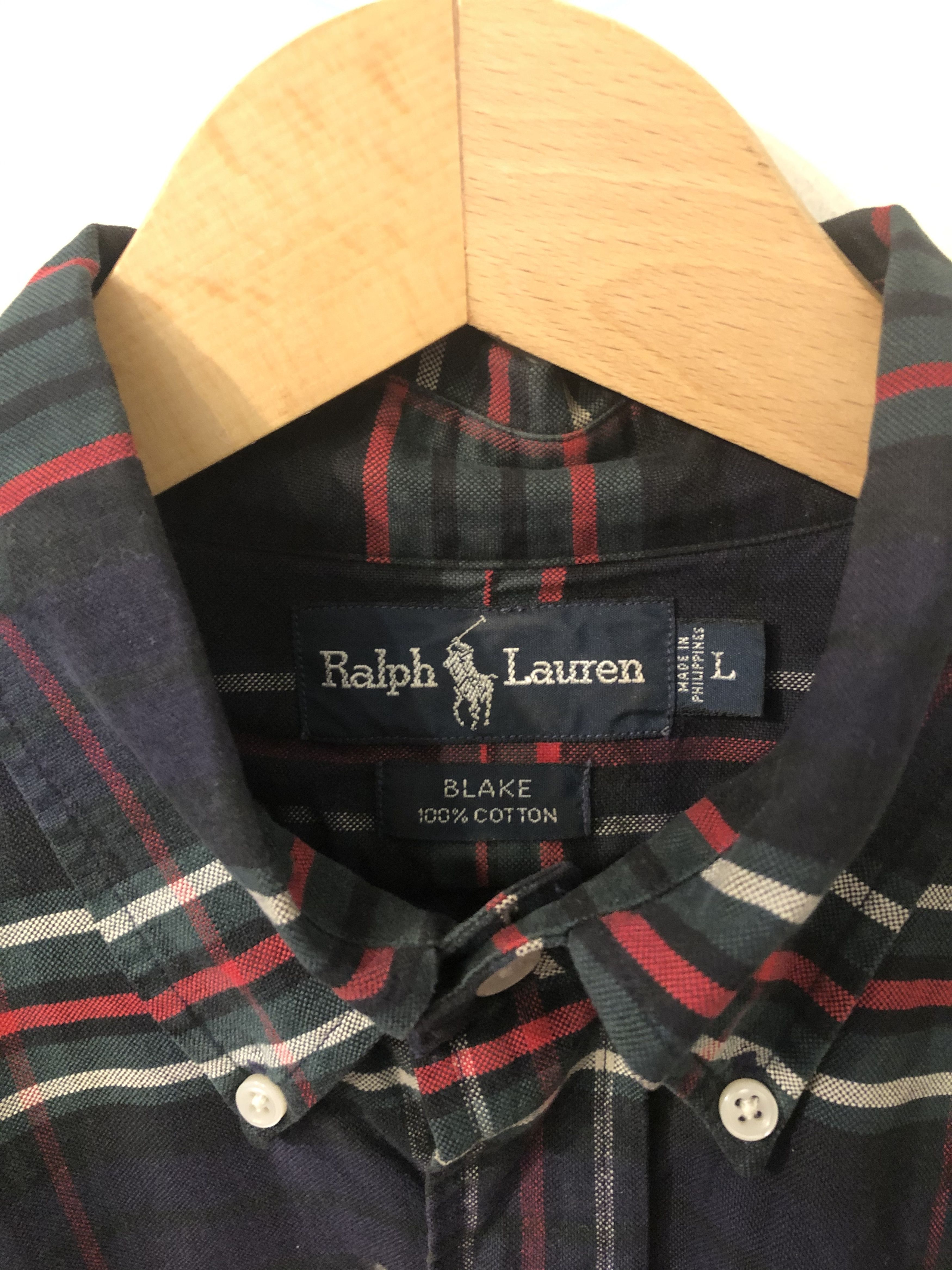 Ralph Lauren Vintage Ralph Lauren Polo Bear Blair Button Down Shirt Size US L / EU 52-54 / 3 - 3 Thumbnail