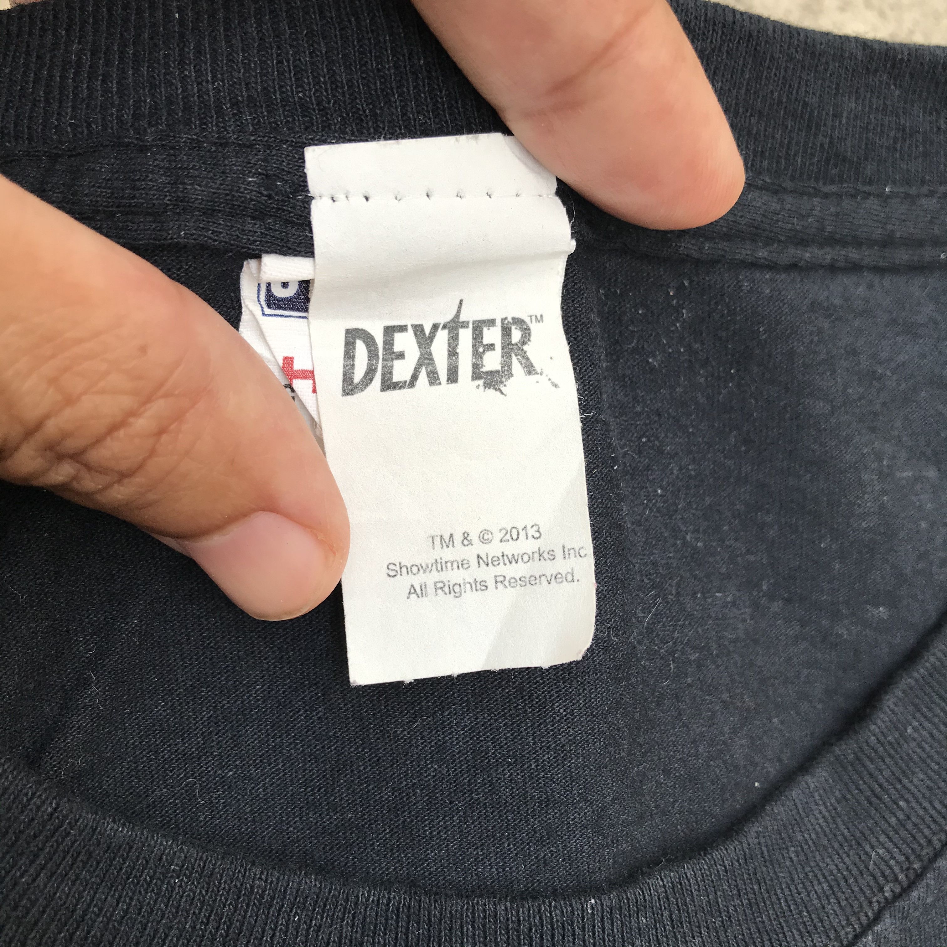 Expert Horror Vintage Y2K Dexter tv series Movie Tee crime drama Size US L / EU 52-54 / 3 - 3 Thumbnail