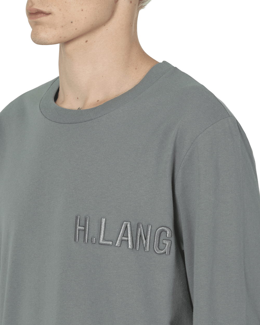 Helmut Lang H. LANG Embroidered crewneck Size US M / EU 48-50 / 2 - 1 Thumbnail