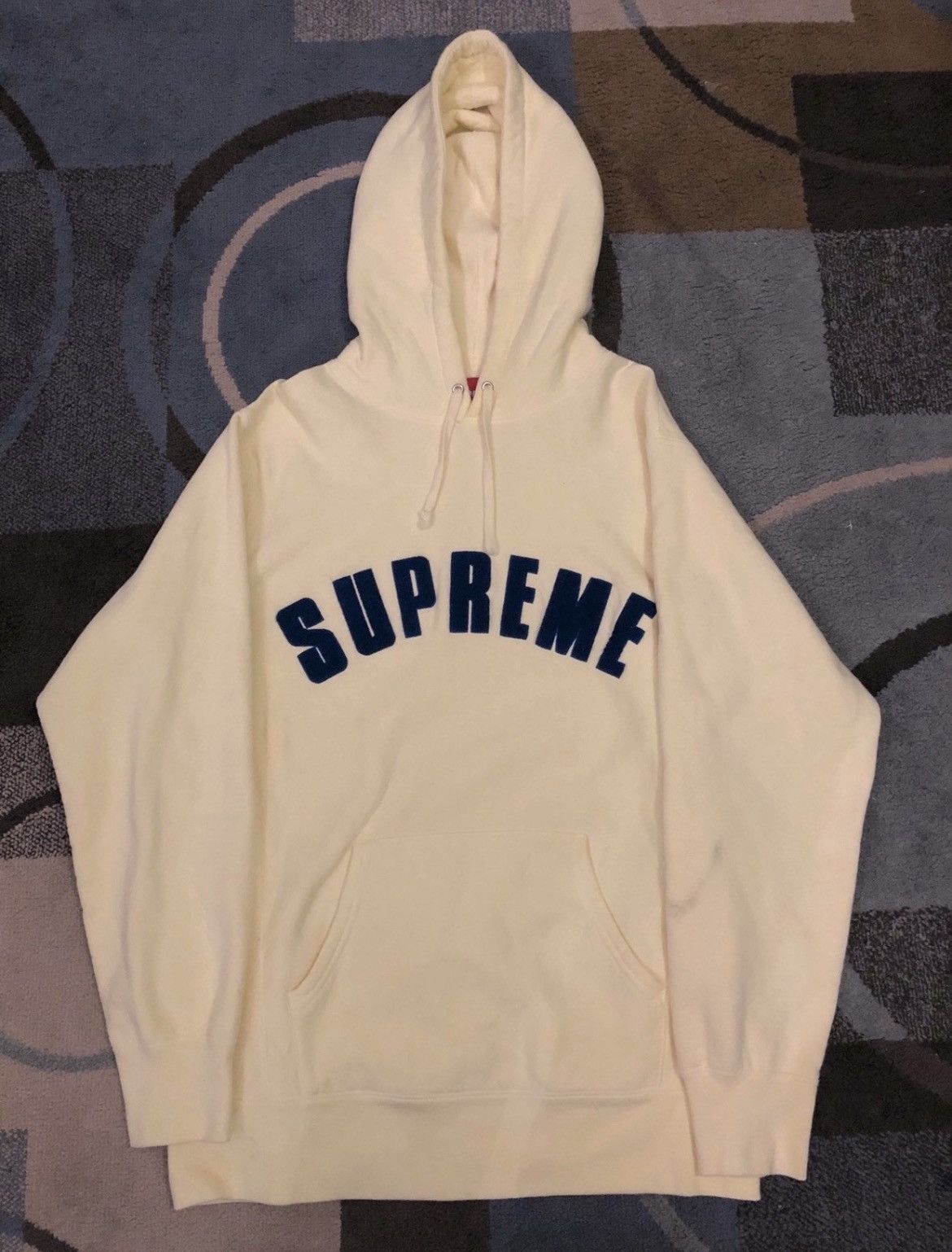 Supreme Supreme Chenille Arc Logo Hoodie | Grailed