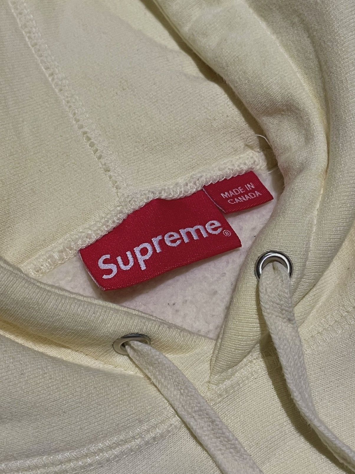 Supreme chenille arc logo hoodie on sale