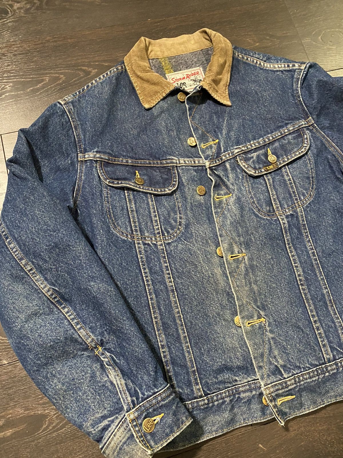 Lee × Vintage VTG Faded 70s Lee Storm Rider Blanket Lined