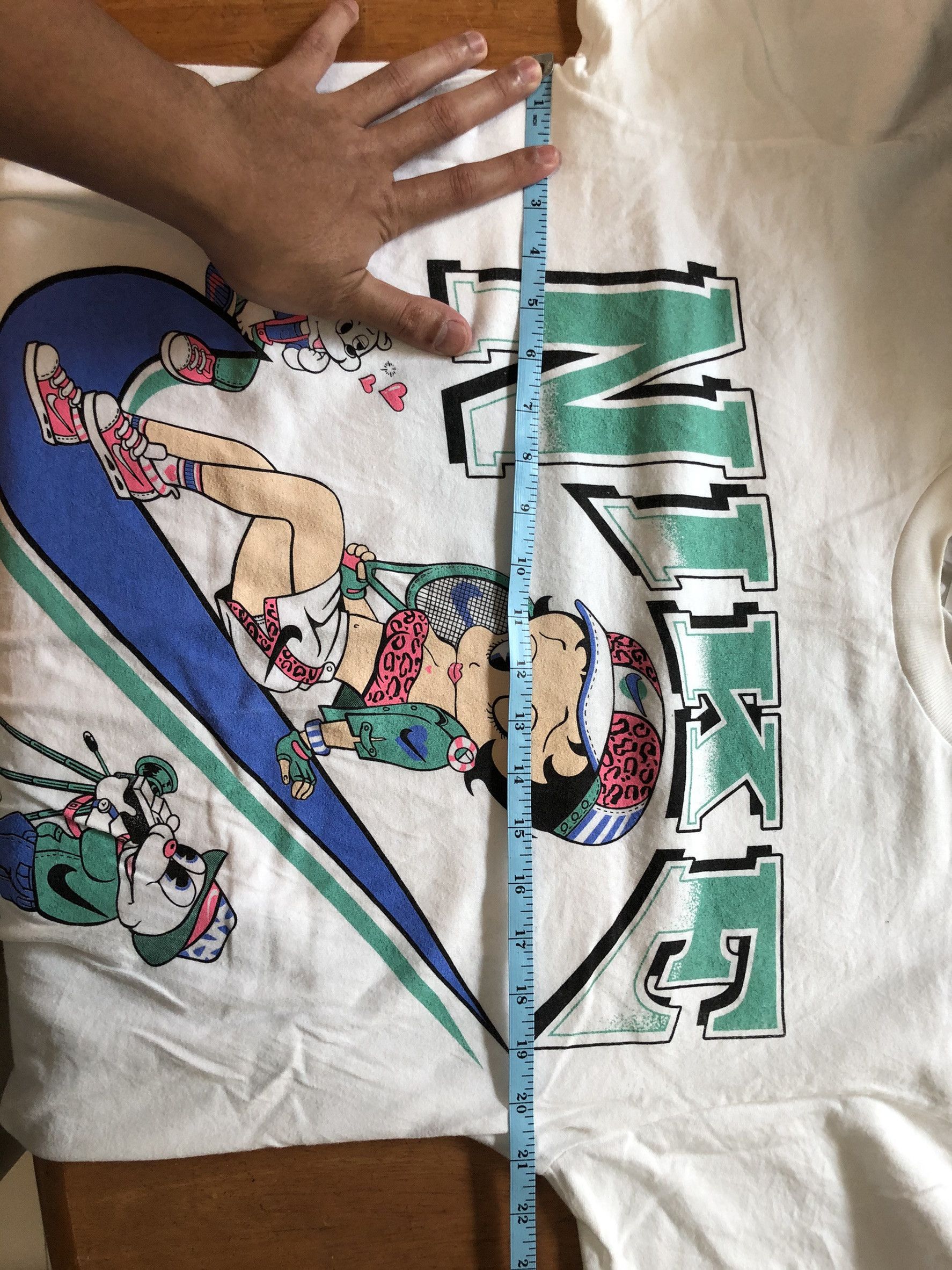 Logo 7 × Nike Betty Boop Nikee Logo T Shirt Bootleg Rap Hip