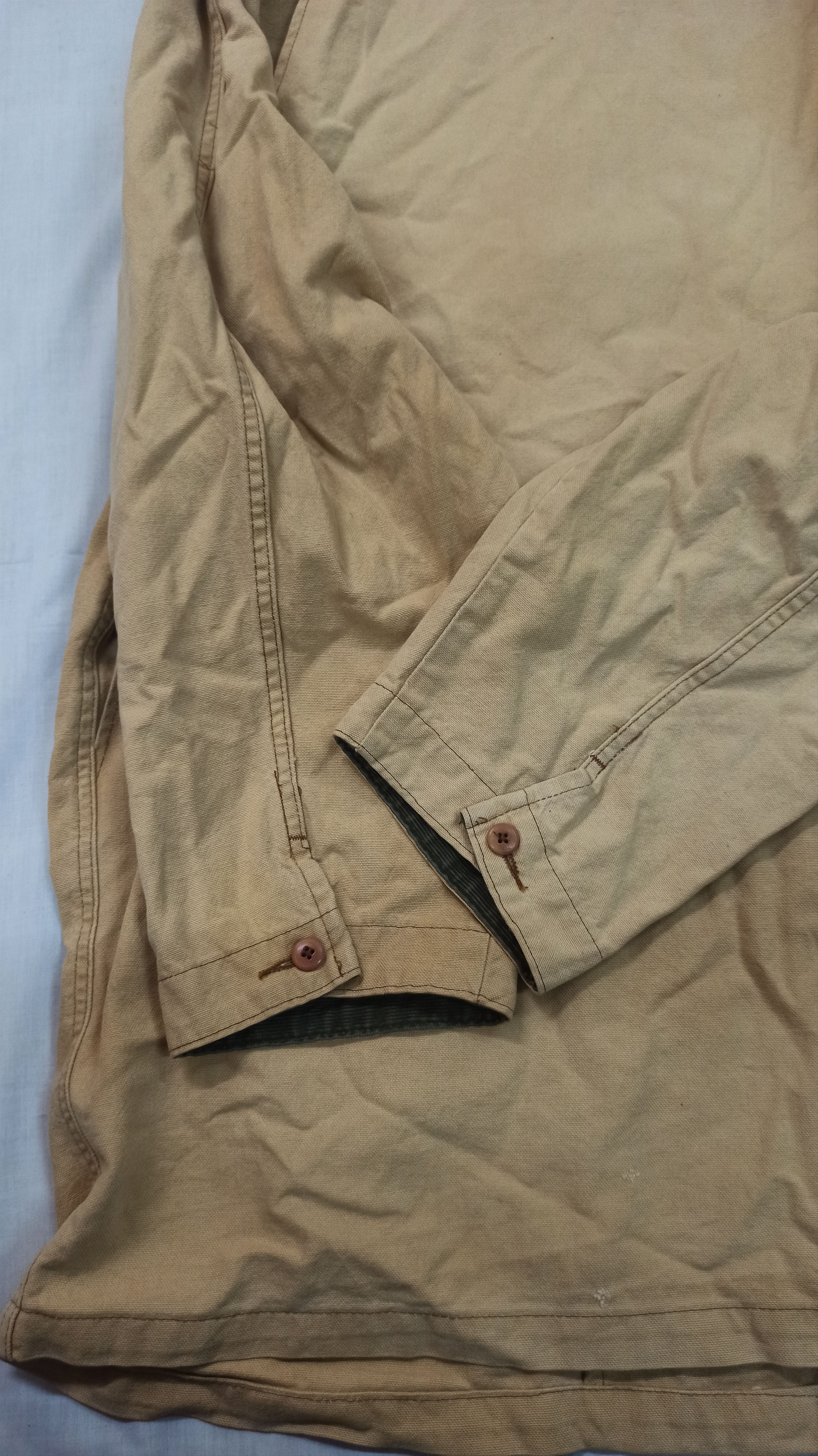 L.L. Bean Vintage LL Bean Made In USA Denim Heavy Jacket Like Jeans Size US XXL / EU 58 / 5 - 3 Thumbnail