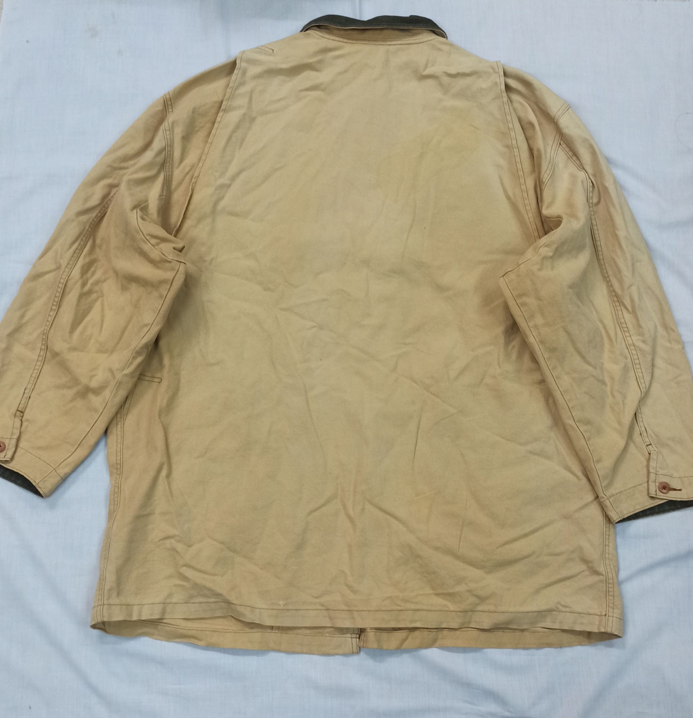 L.L. Bean Vintage LL Bean Made In USA Denim Heavy Jacket Like Jeans Size US XXL / EU 58 / 5 - 2 Thumbnail