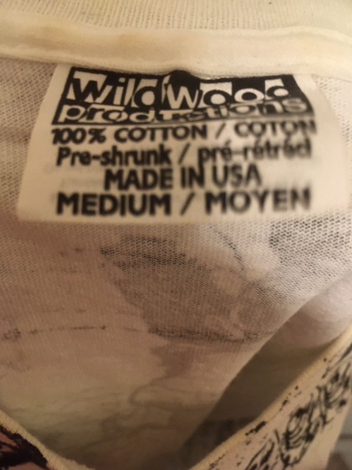 Vintage Wildwood Production Vintage Graphic T-Shirt M Rare Size US M / EU 48-50 / 2 - 7 Thumbnail