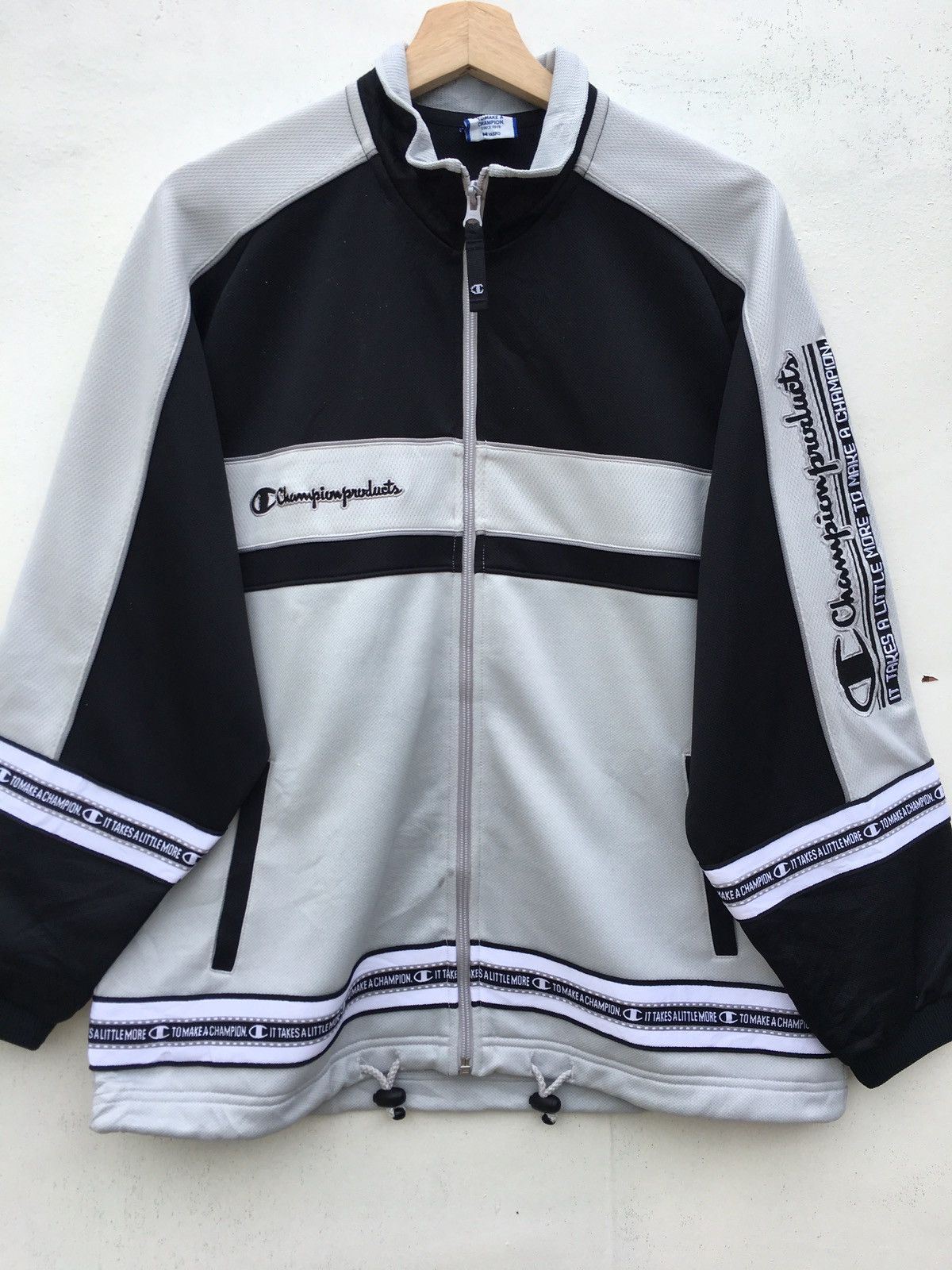 Champion Vintage 90s Champion Sweater Zip Up Size US M / EU 48-50 / 2 - 5 Thumbnail