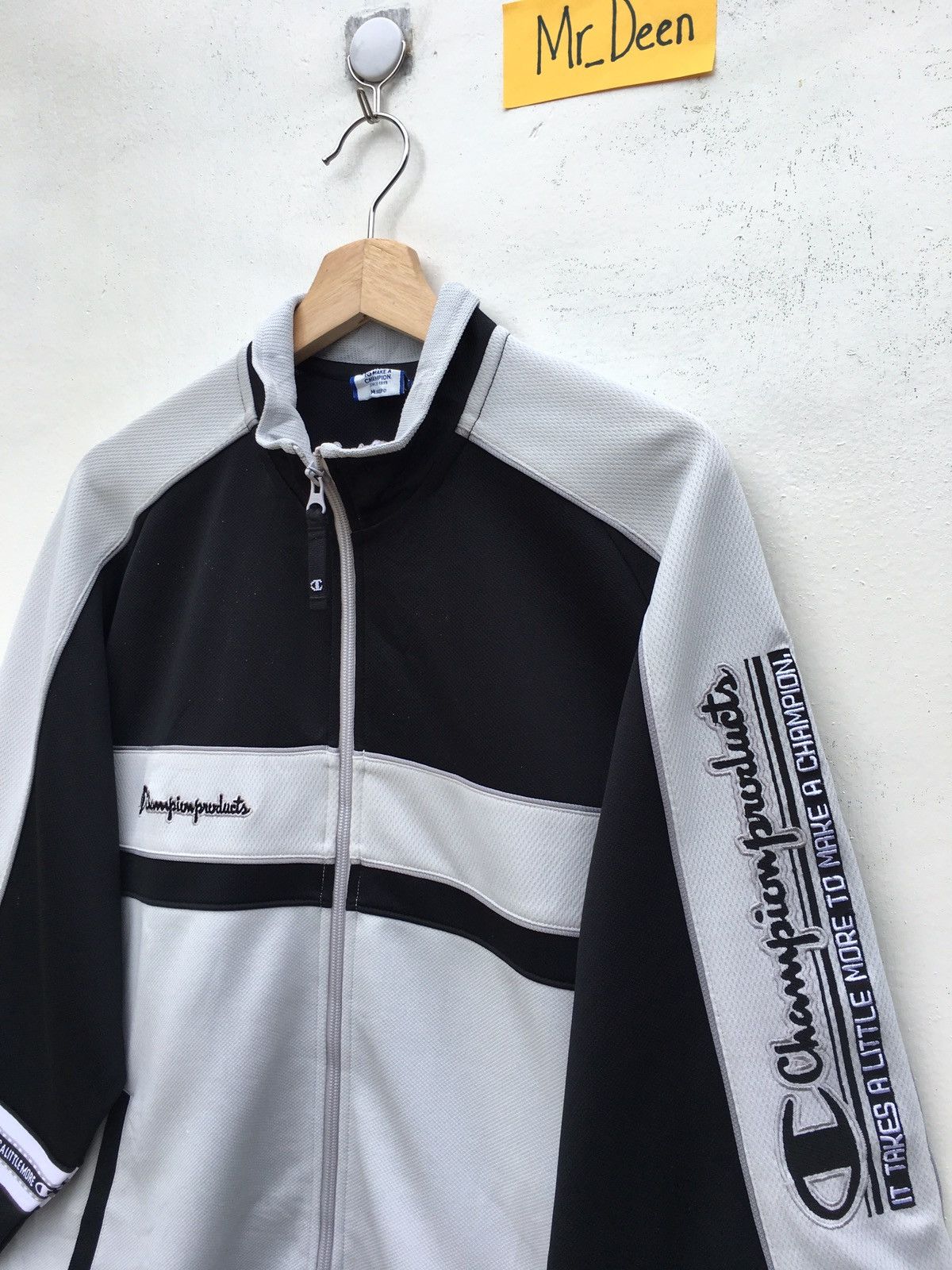 Champion Vintage 90s Champion Sweater Zip Up Size US M / EU 48-50 / 2 - 1 Thumbnail