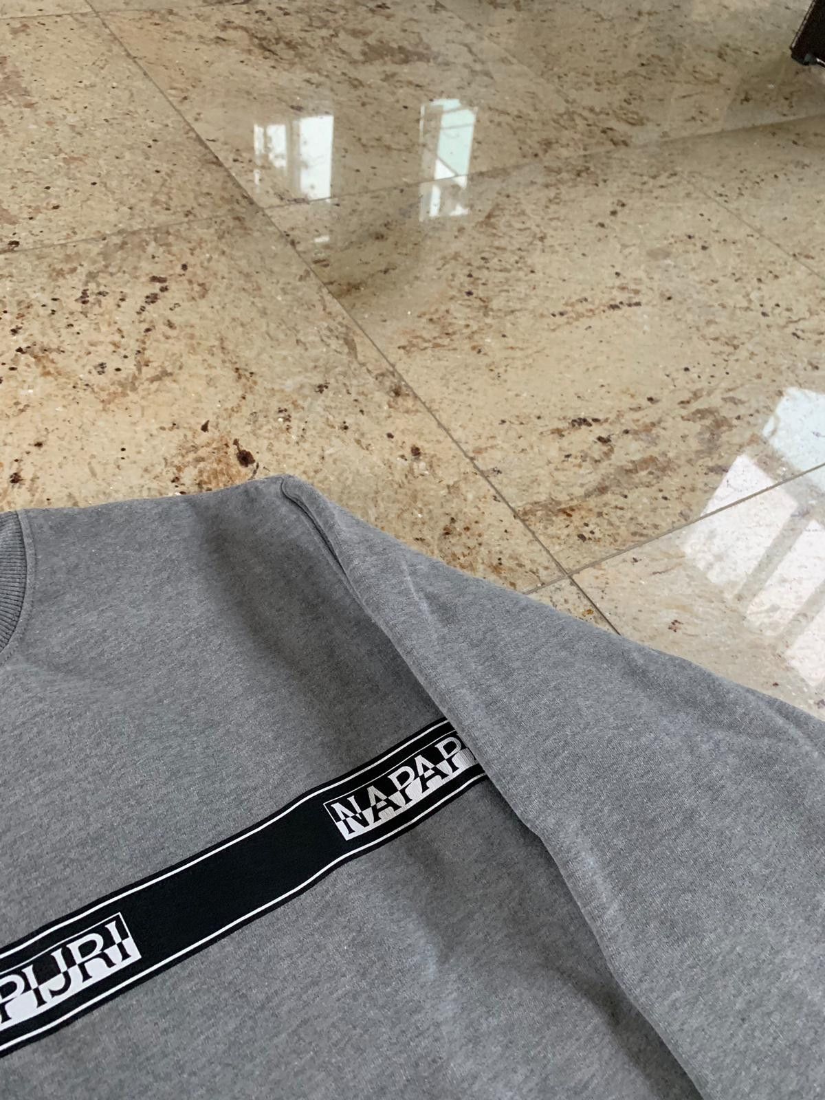 Napapijri Logo Sweater in grey Size US M / EU 48-50 / 2 - 4 Thumbnail