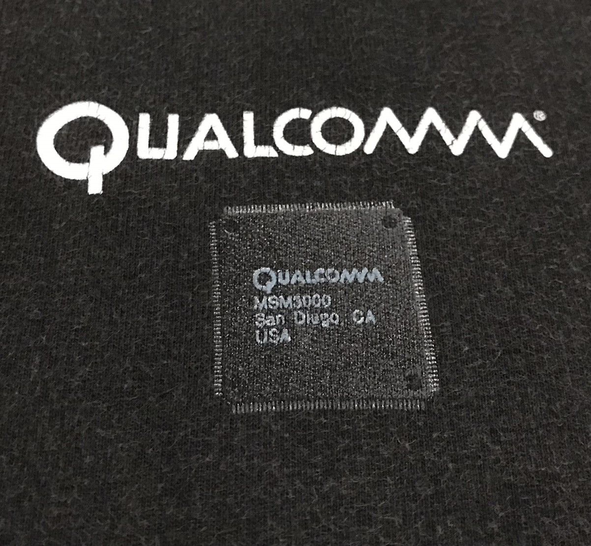 Hanes × Vintage Vintage 90s Qualcomm MSM3000 Chip Tshirt Size US M / EU 48-50 / 2 - 2 Thumbnail