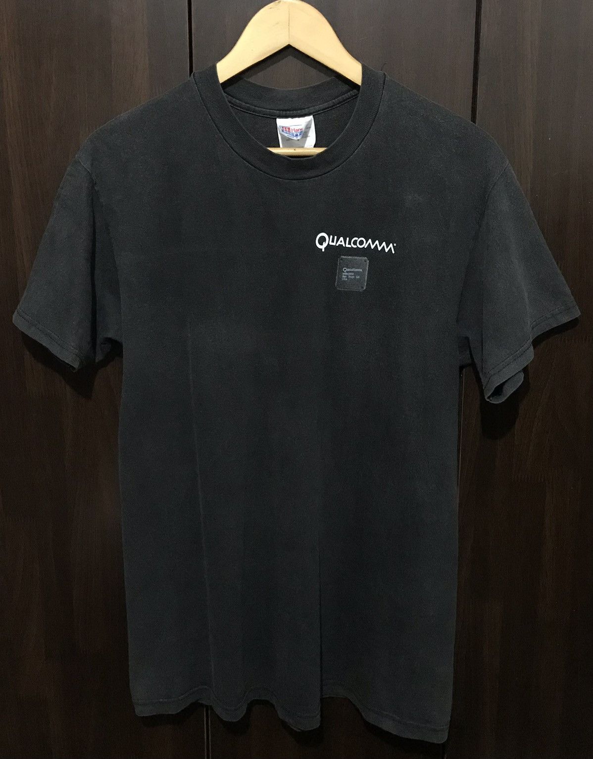 Hanes × Vintage Vintage 90s Qualcomm MSM3000 Chip Tshirt Size US M / EU 48-50 / 2 - 1 Thumbnail