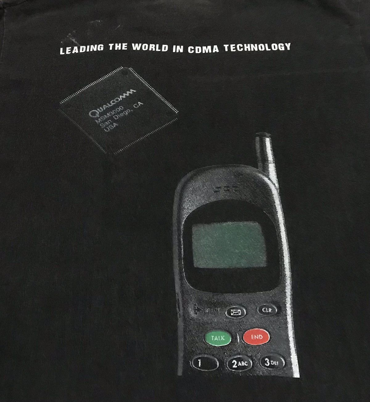 Hanes × Vintage Vintage 90s Qualcomm MSM3000 Chip Tshirt Size US M / EU 48-50 / 2 - 4 Thumbnail