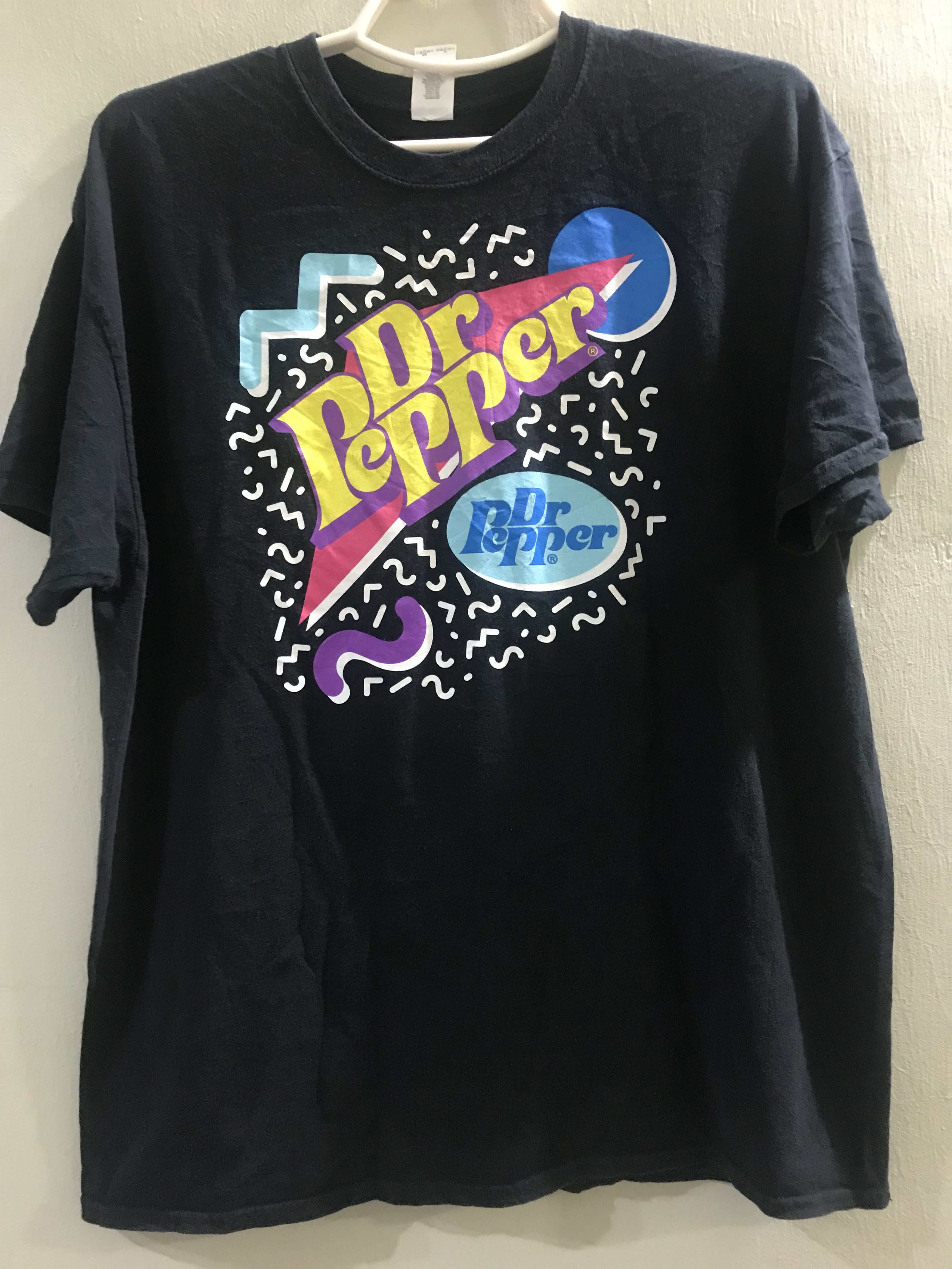 Vintage Dr Pepper Promo Black T-Shirt Size US XL / EU 56 / 4 - 1 Thumbnail
