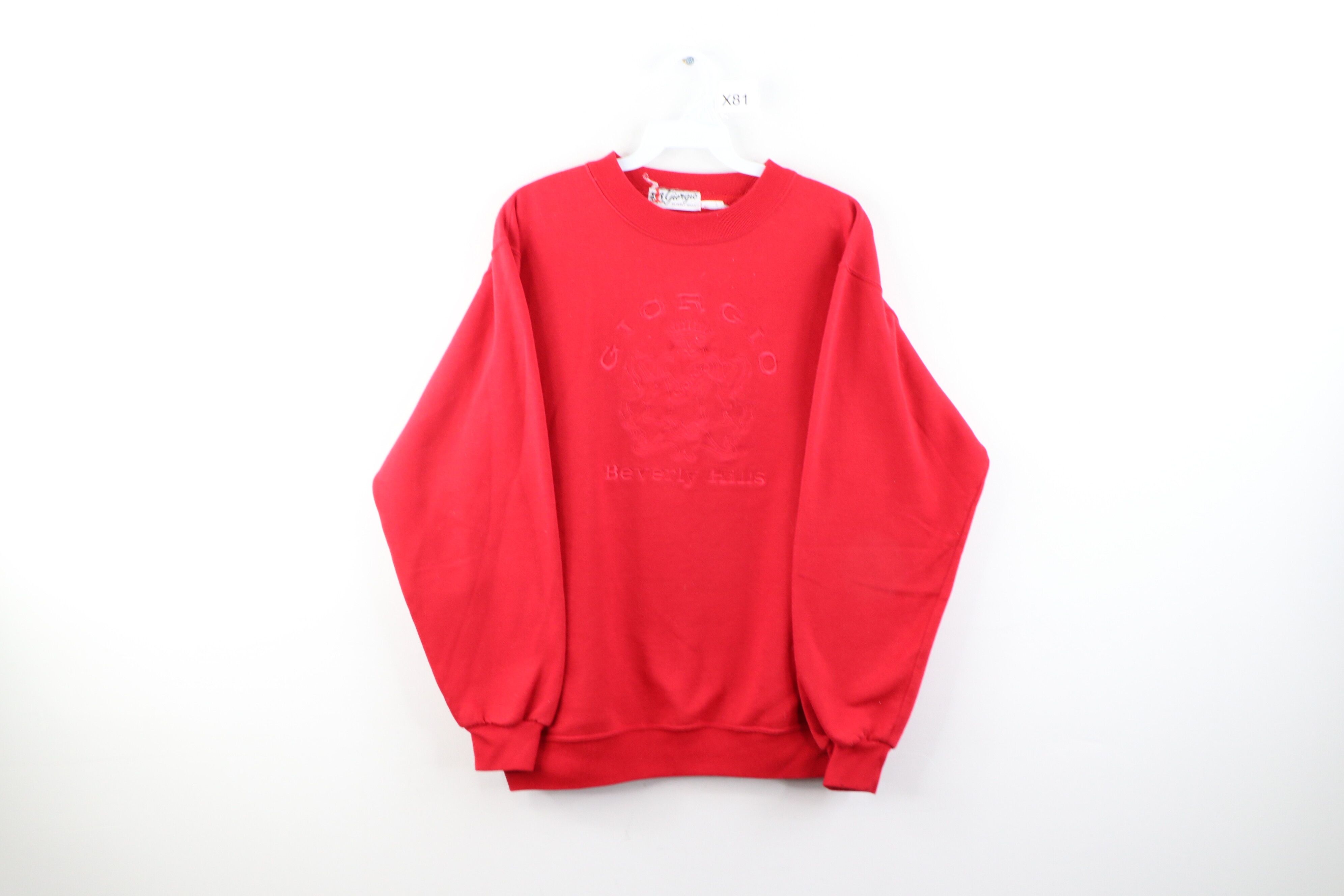 Vintage Vintage 90s Streetwear Giorgio Beverly Hills Sweatshirt Size US S / EU 44-46 / 1 - 1 Preview