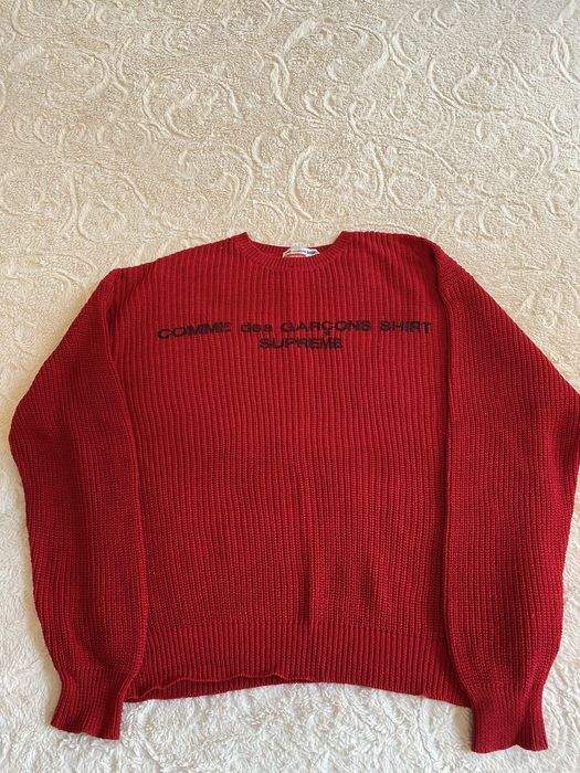 Supreme x 2024 cdg sweater