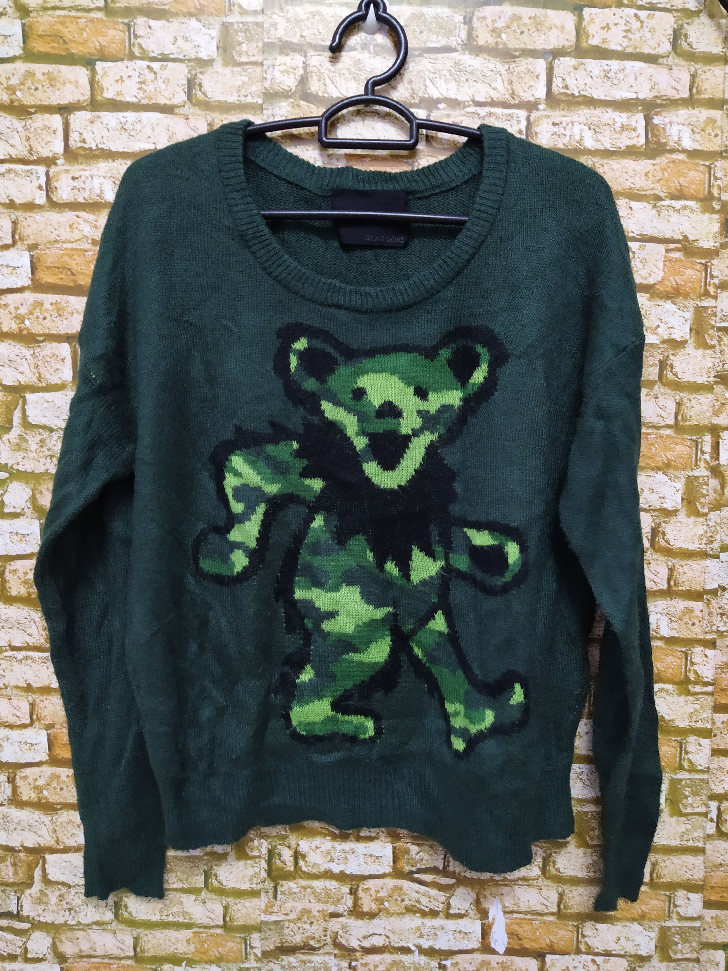 Grateful Dead × Vintage GRATEFUL DEAD BIG BEAR KNITWEAR SWEATER 