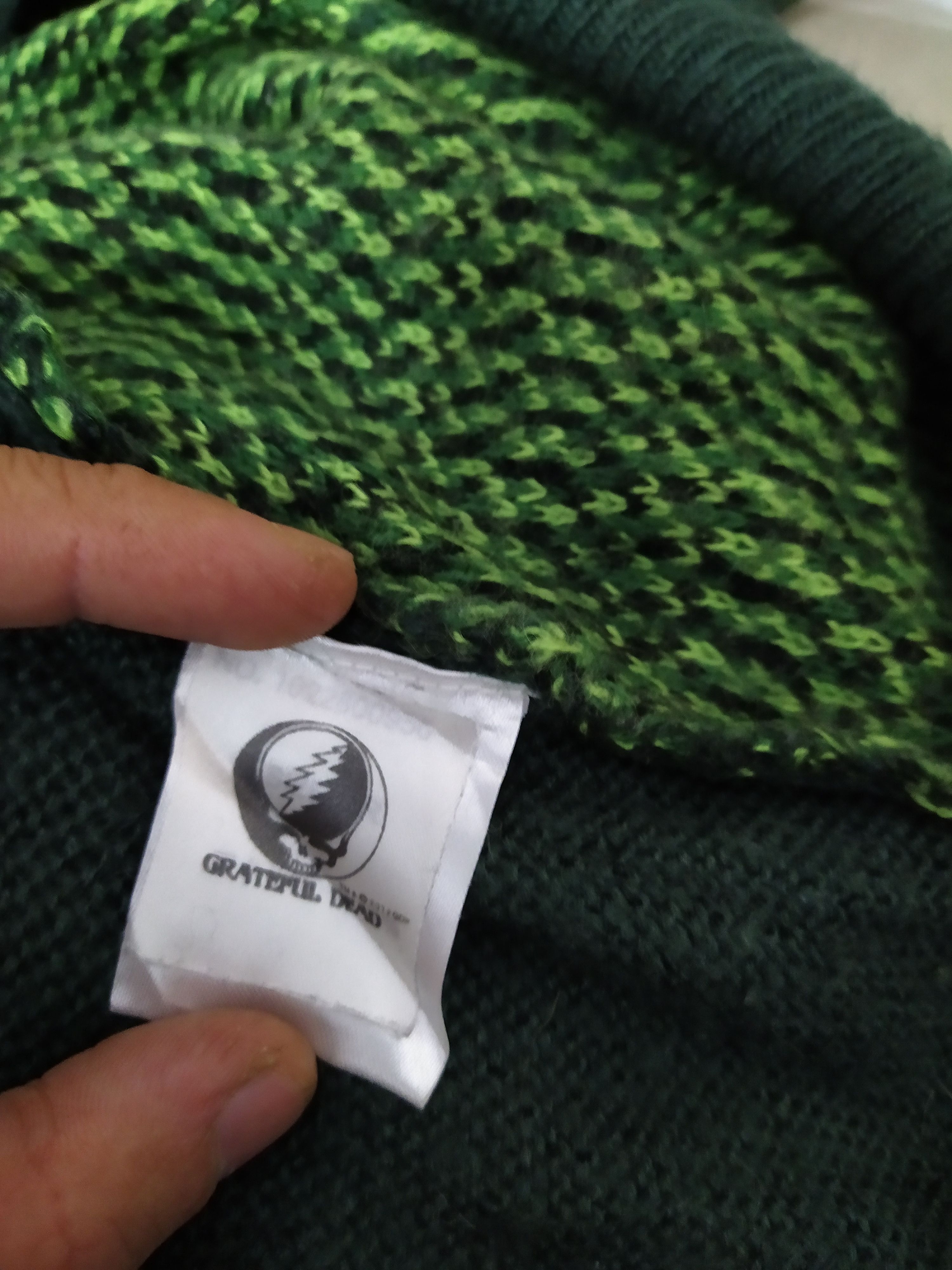 Grateful Dead × Vintage GRATEFUL DEAD BIG BEAR KNITWEAR SWEATER (B748) Size US L / EU 52-54 / 3 - 6 Thumbnail