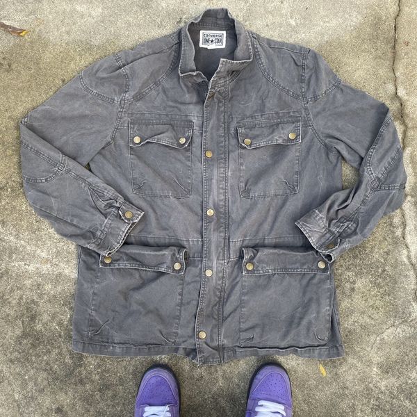 Vintage VINTAGE 90s CONVERSE CHORE COAT POCKET TACTICAL TECH USA Y2K ...