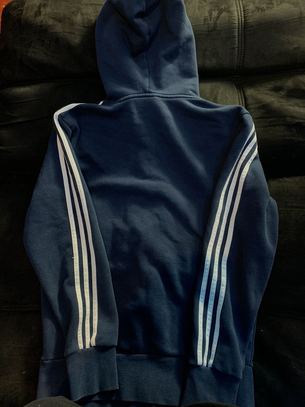Adidas Adidas Navy Blue zip up hoodie Size US S / EU 44-46 / 1 - 3 Preview