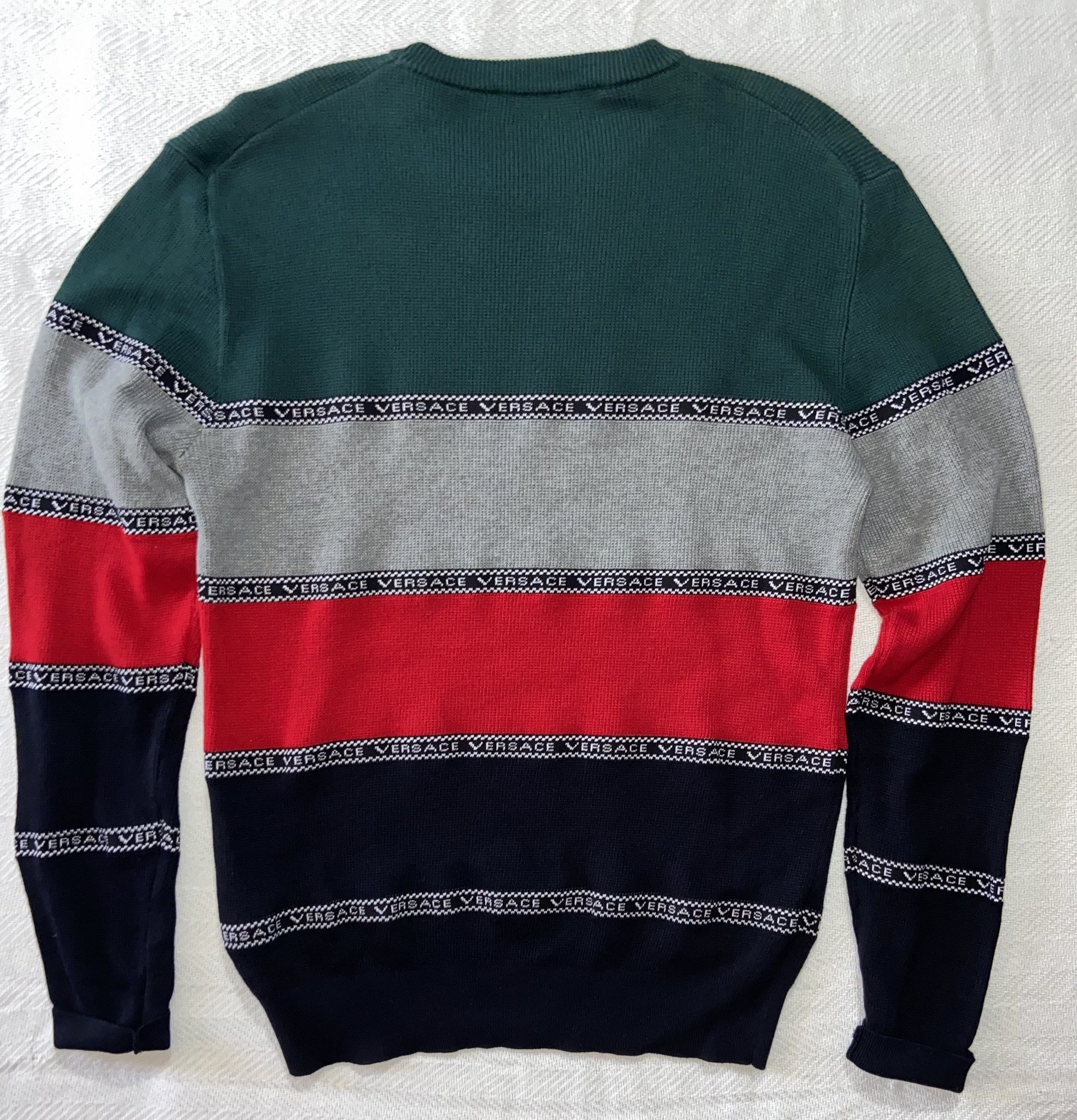 Versace NWT MENS NASTRO VERSACE SLIM FIT SWEATER M/ IT 48 Size US M / EU 48-50 / 2 - 8 Thumbnail